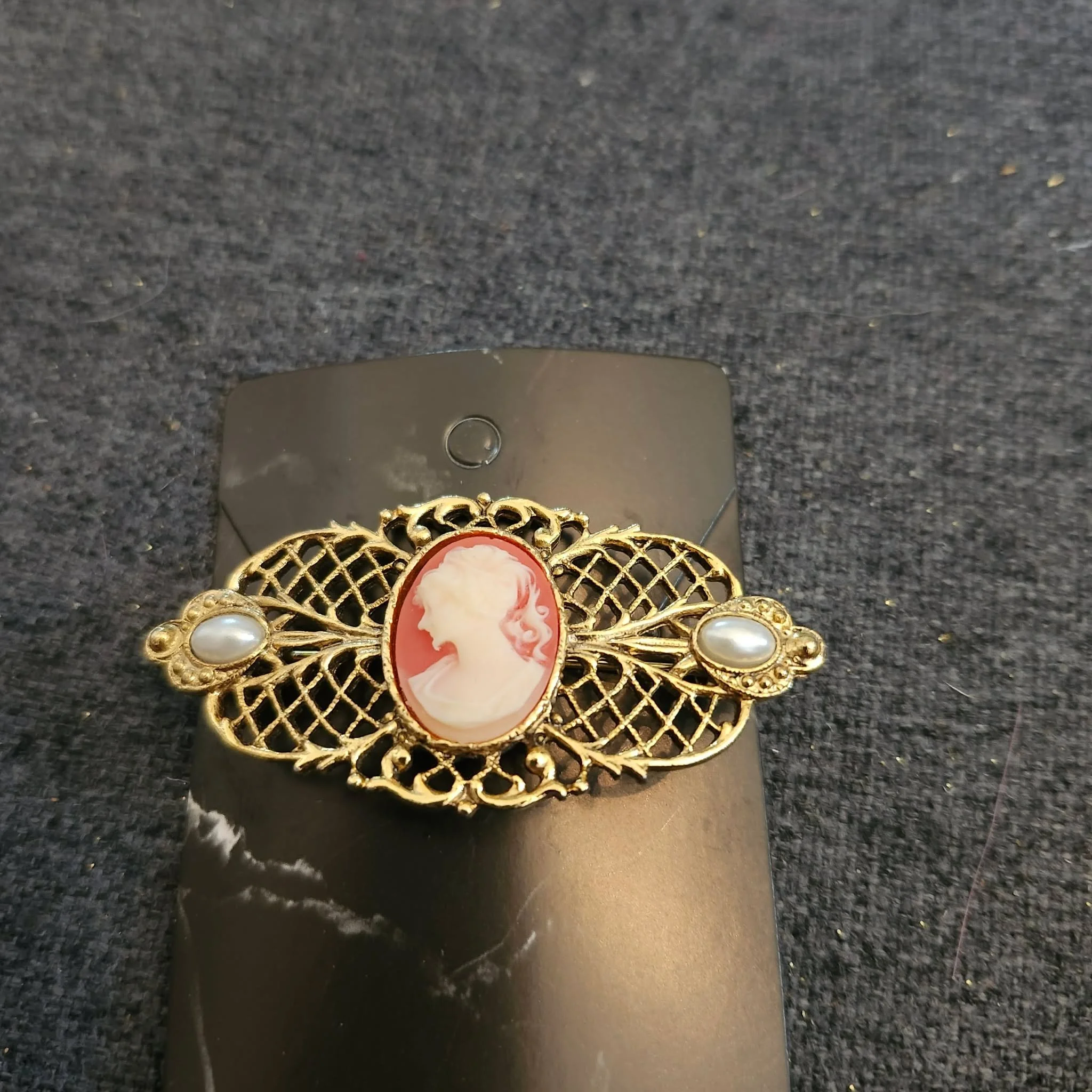 Vintage Butterfly Cloak Clip / Brooch