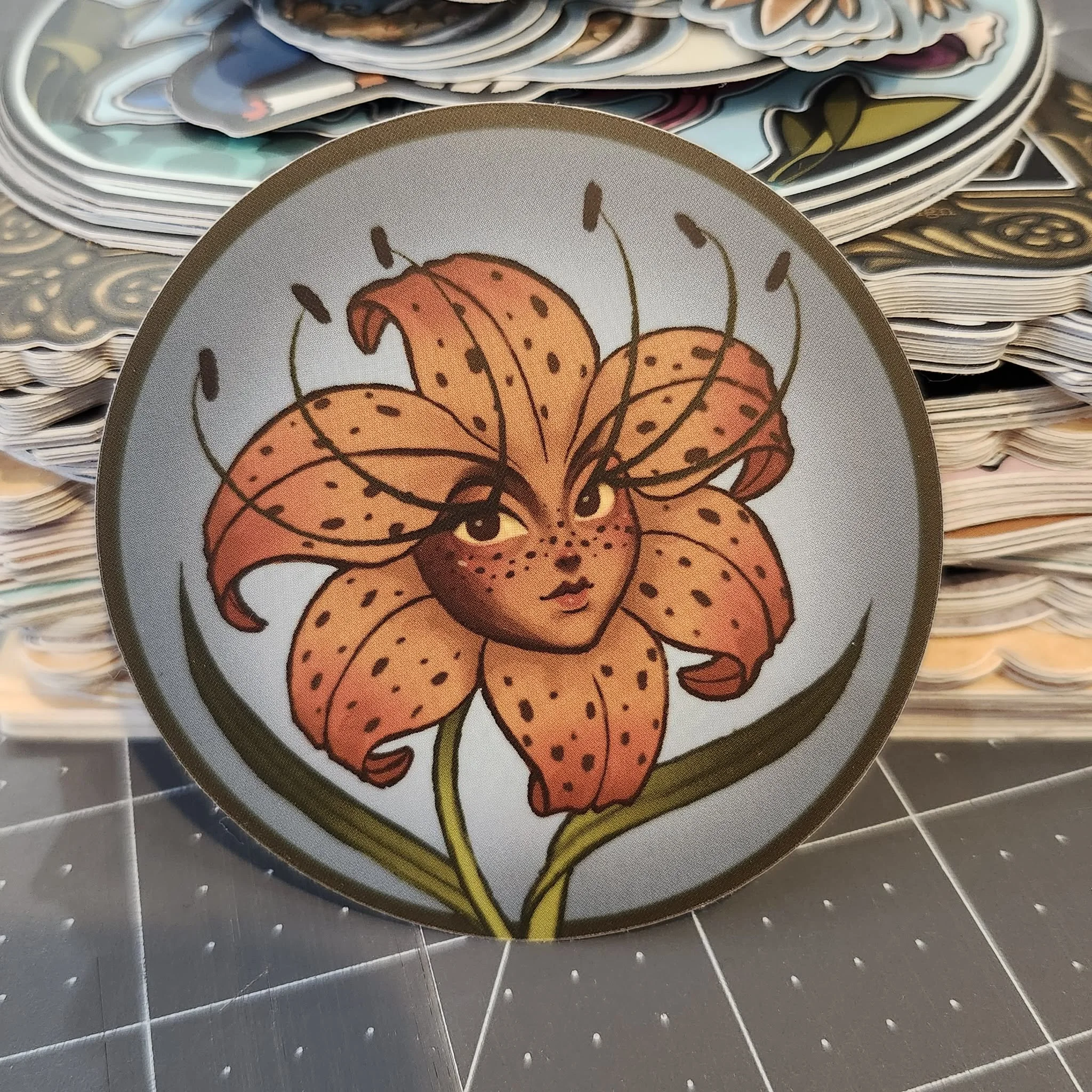 3X3 Sticker by Tattooed Mannequin