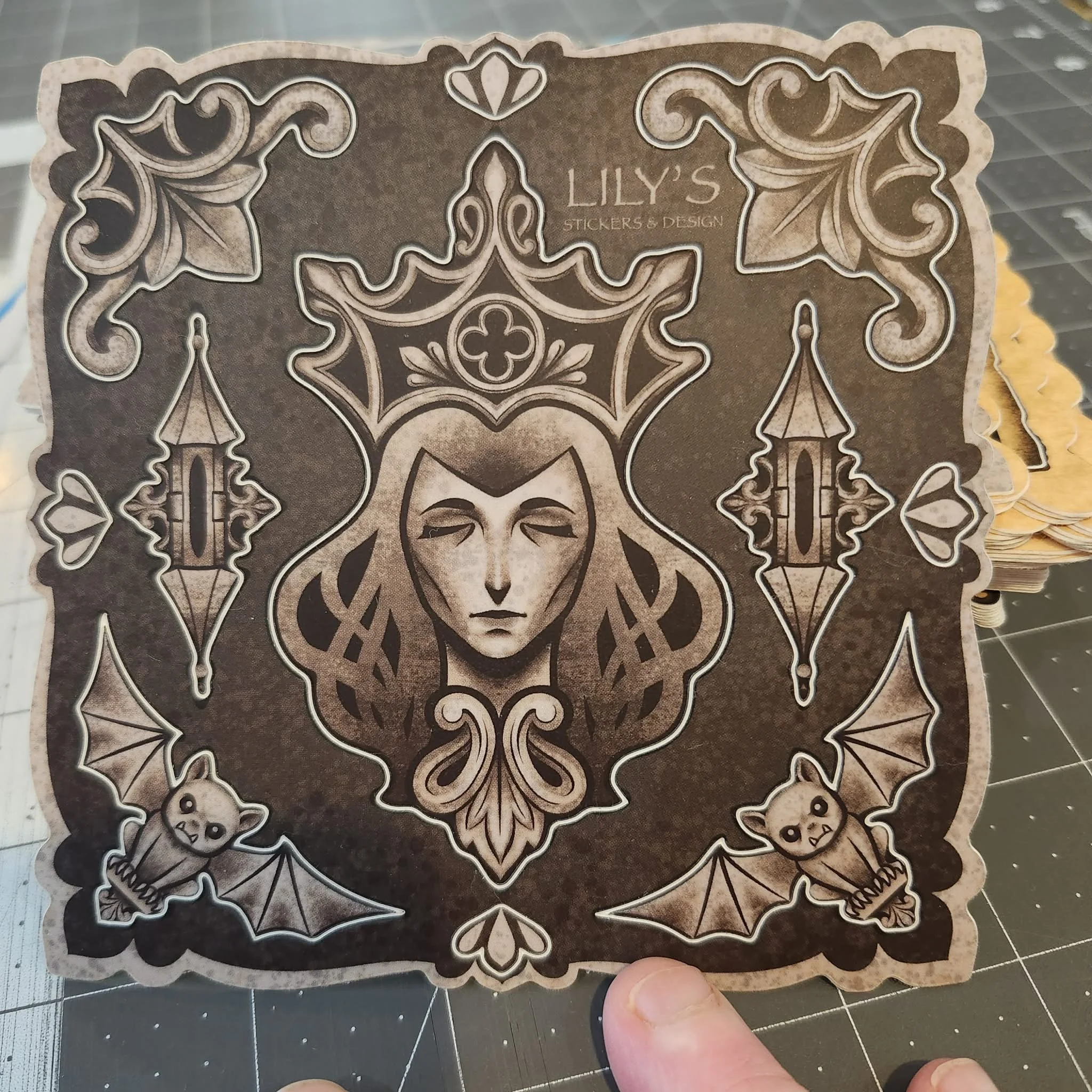 5X5 Sticker Sheet by Tattooed Mannequin