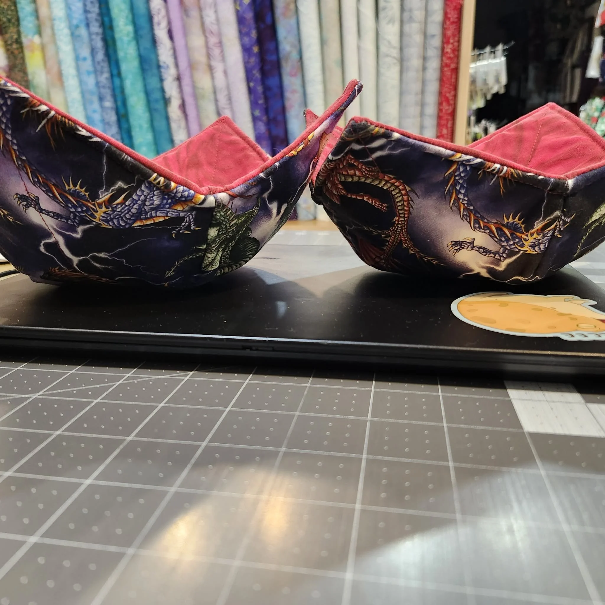 Dragon Bowl Cozies by Aundrea