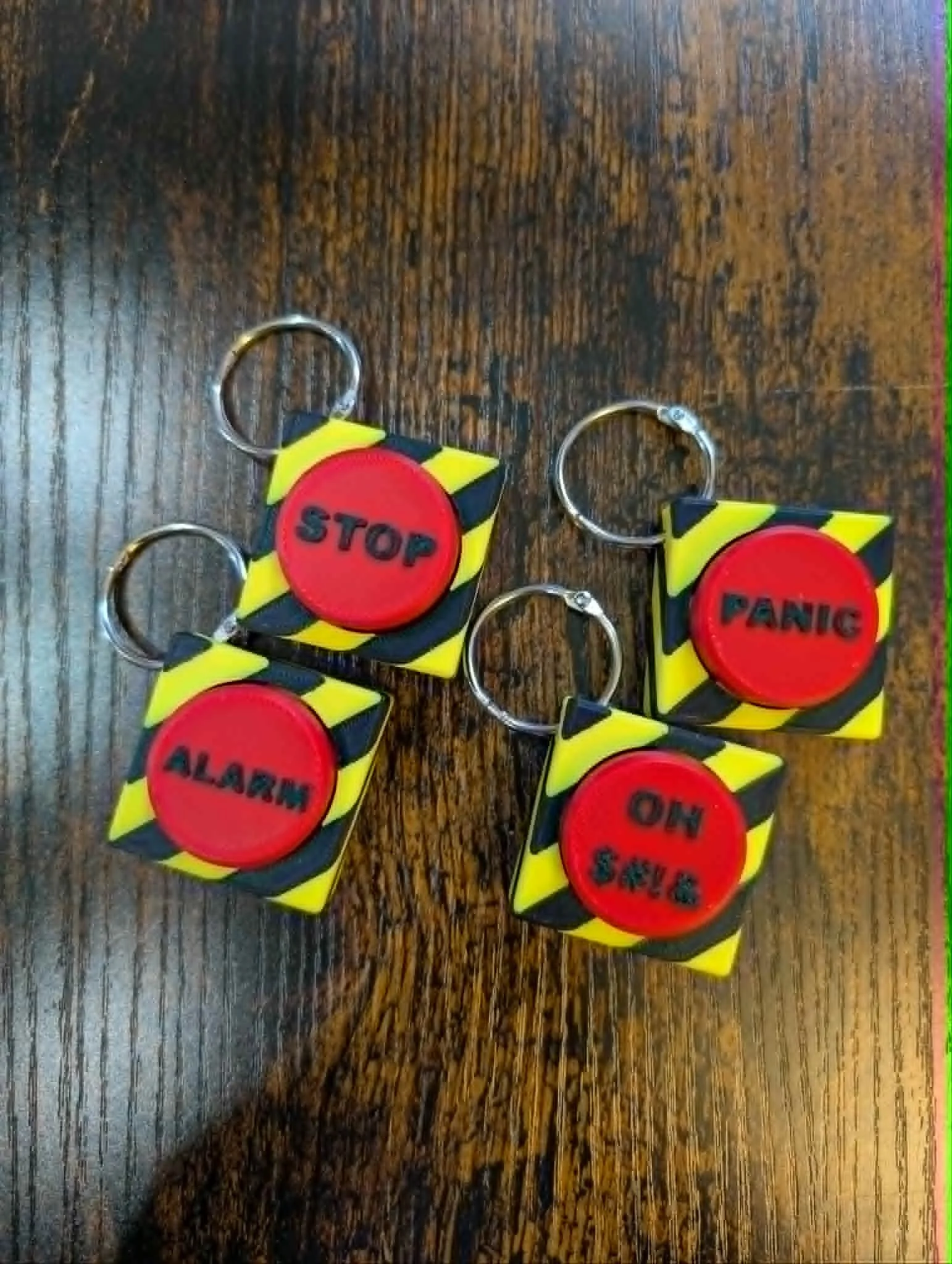 Alarm and Oh Shoot Buttons by JT Printed Layers