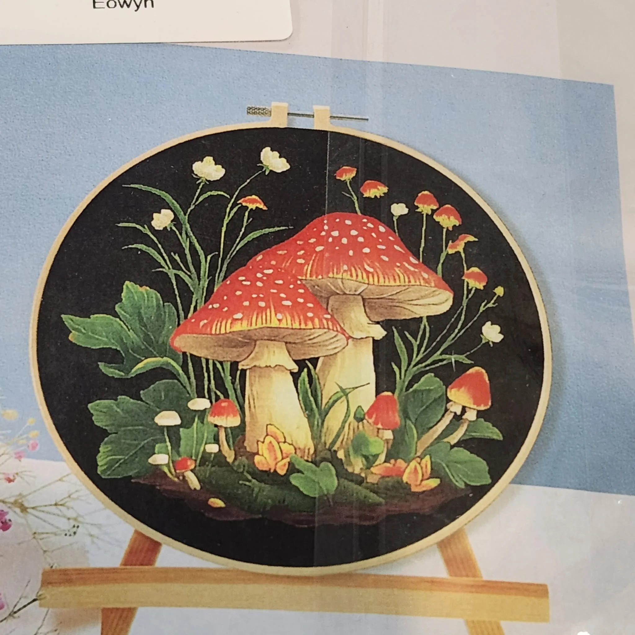 Cross Stitch Mushroom Kit