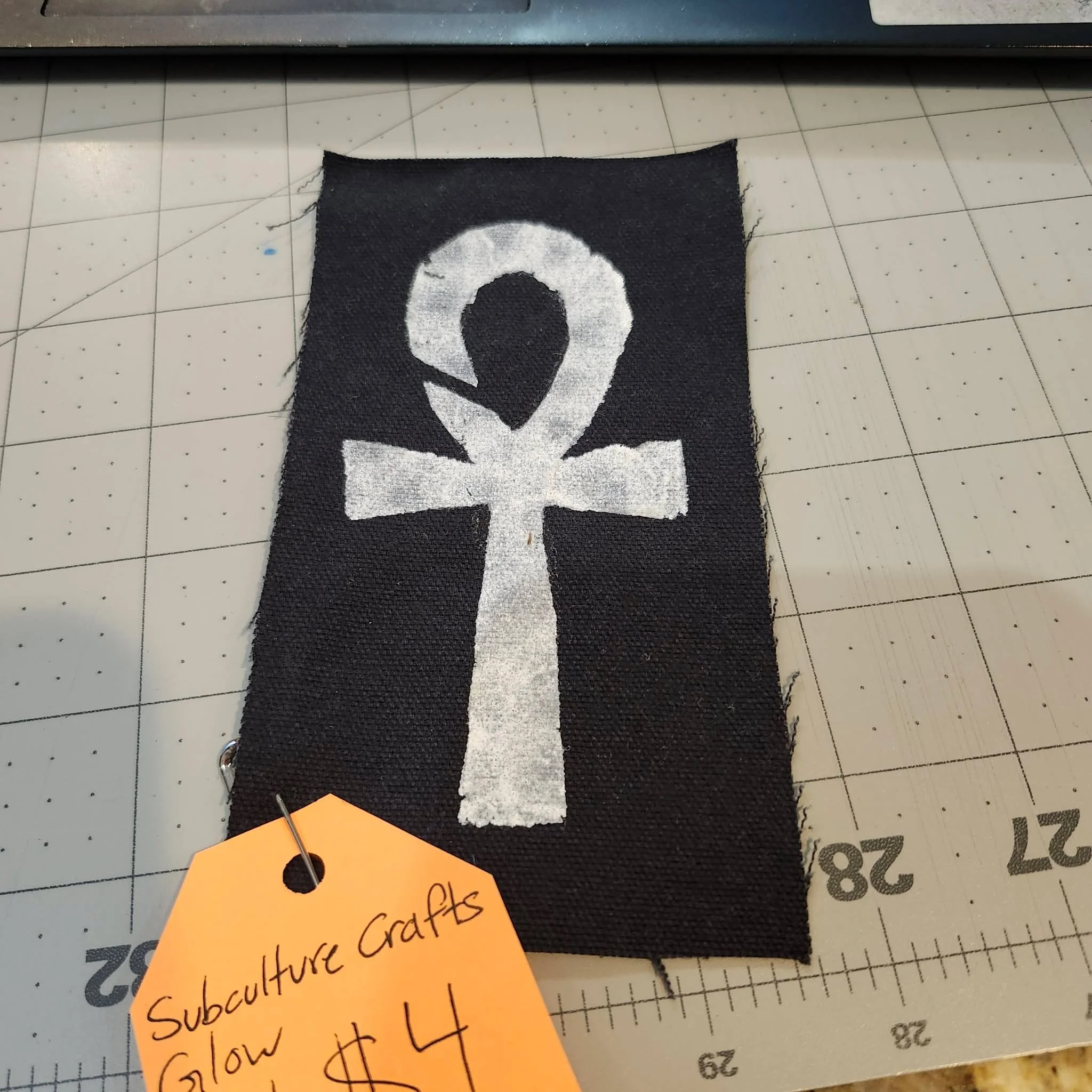 Glow In The Dark Fabric Patch by Subculture Crafts