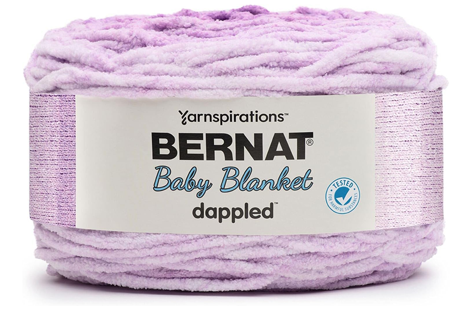 Bernat Baby Blanket Dappled Crocus Faerie Yarn - Ball of 300g/10.5oz - Polyester - 6 Super Bulky - 220 Yards - Knitting/Crochet , Taeolin's Artifacts