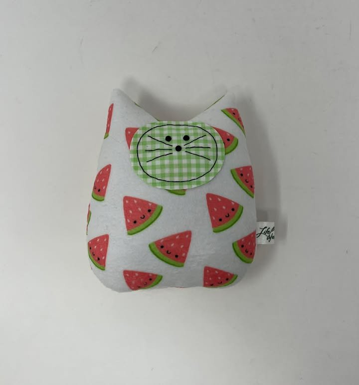 Watermelon Cat Plushie by Life Afresh