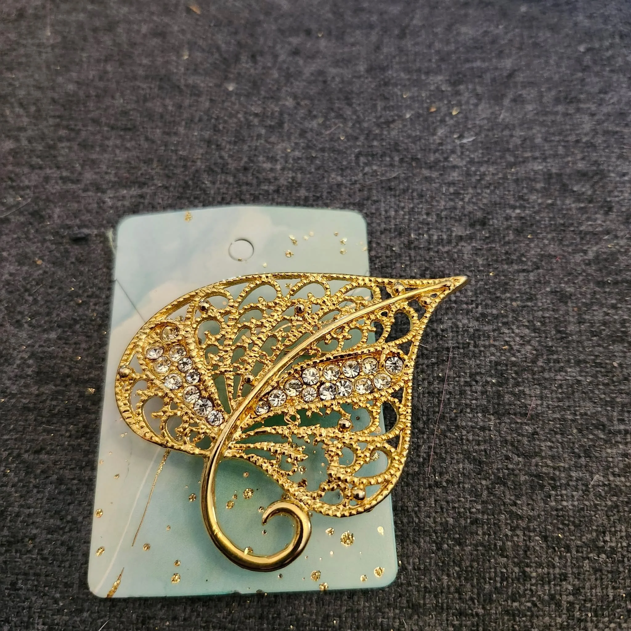 Vintage Butterfly Cloak Clip / Brooch