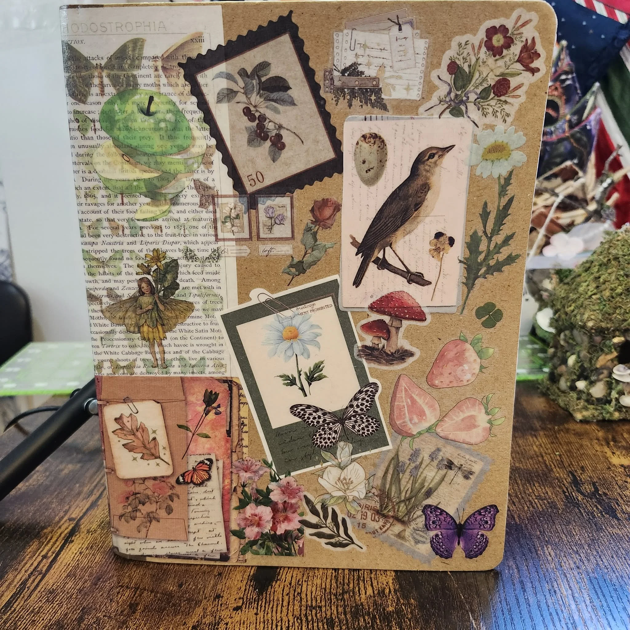 Decoupage Notebook by Uniquely Dori