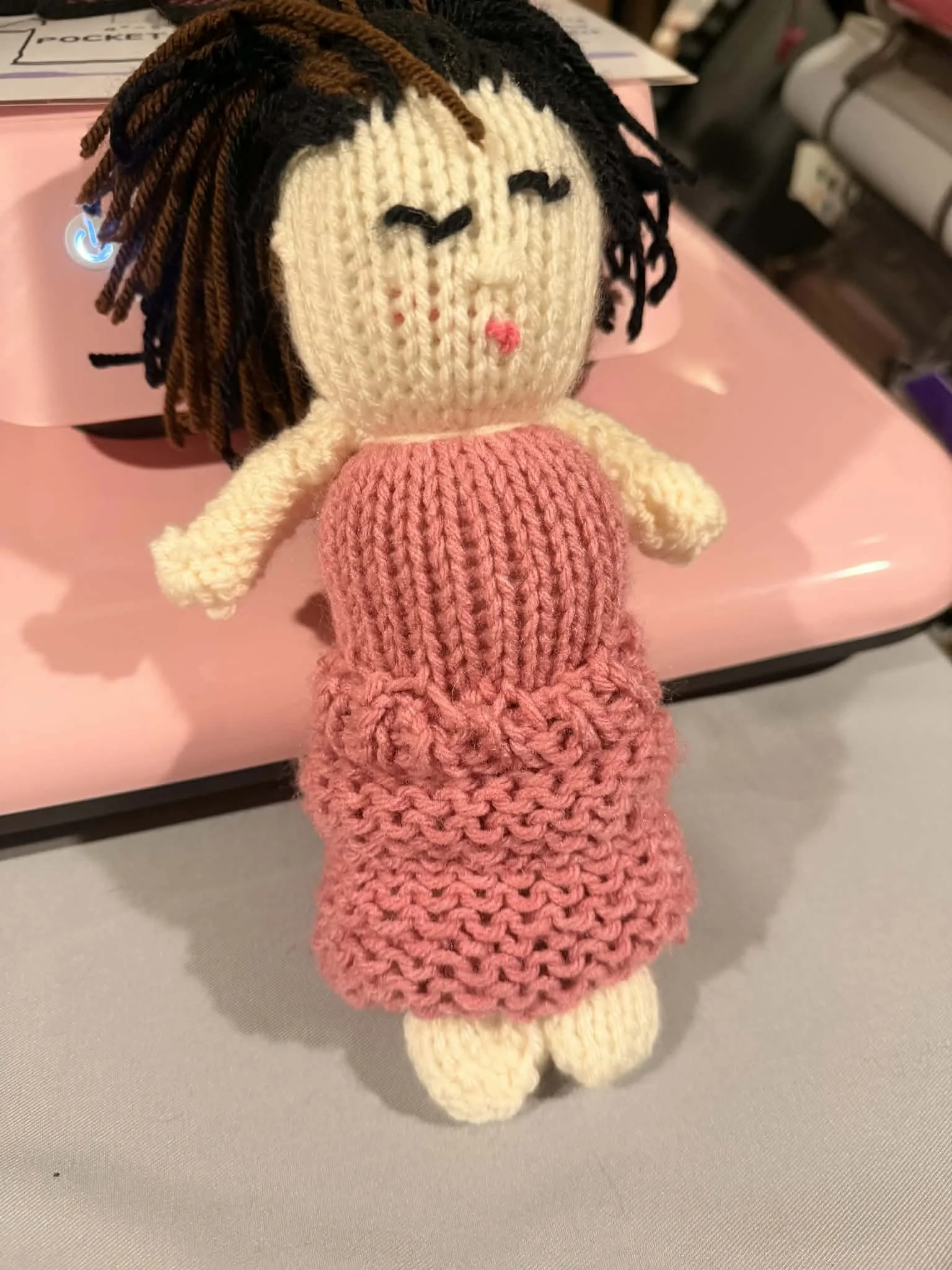Knitted Doll by Jenni