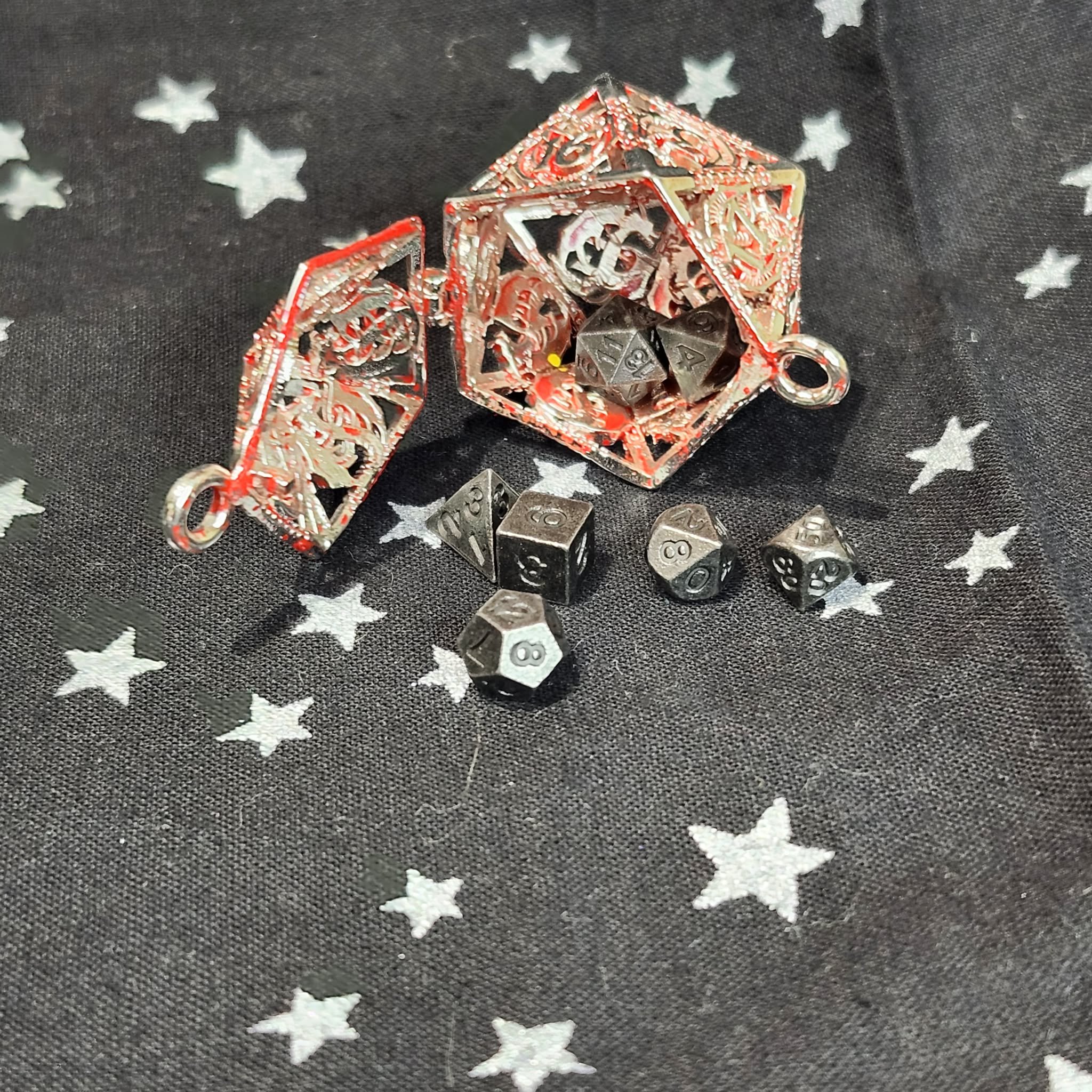 Mini Dice, Key Chain, Red, Katie Frielund