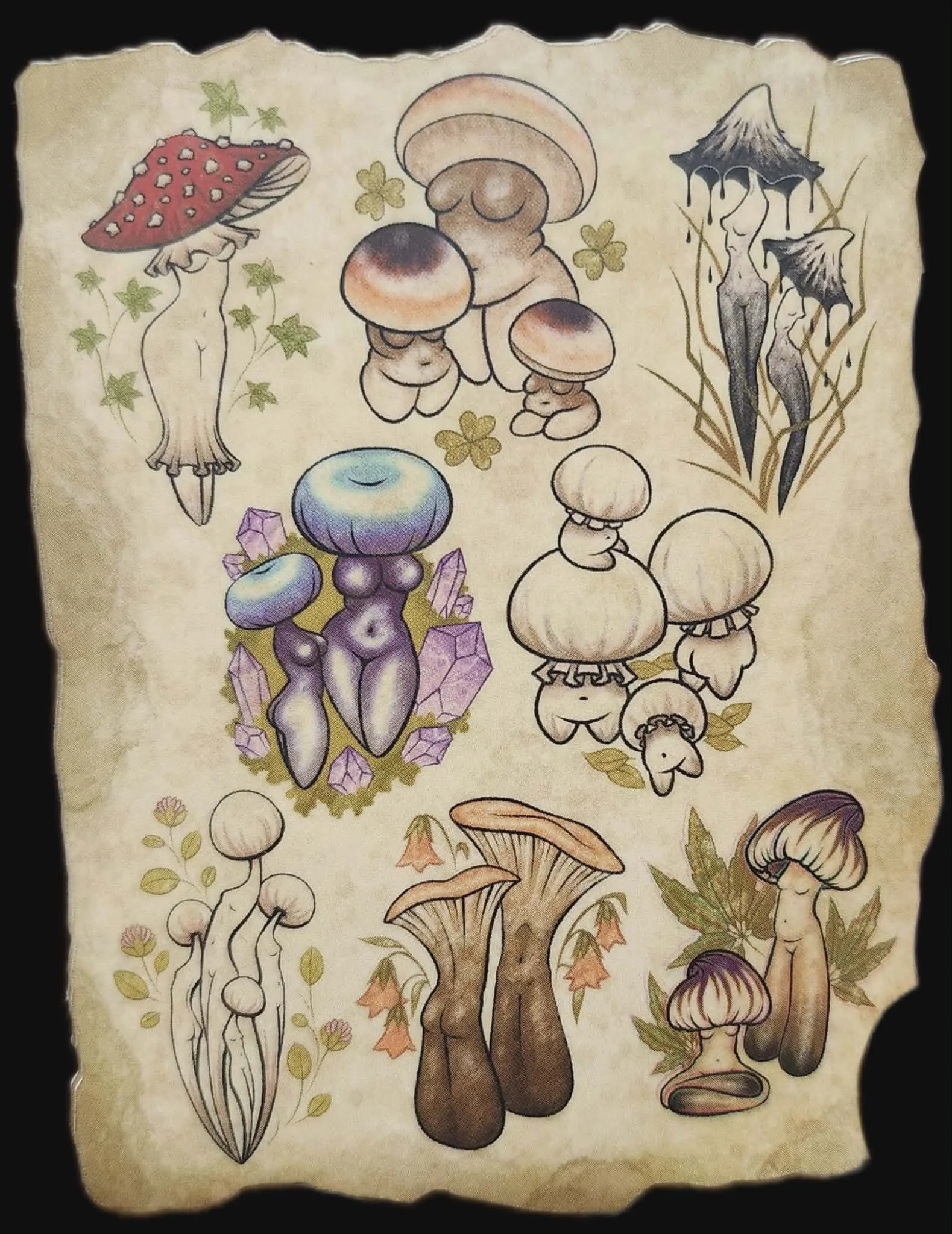 Little Mushtoom People by Tattooed Mannequin