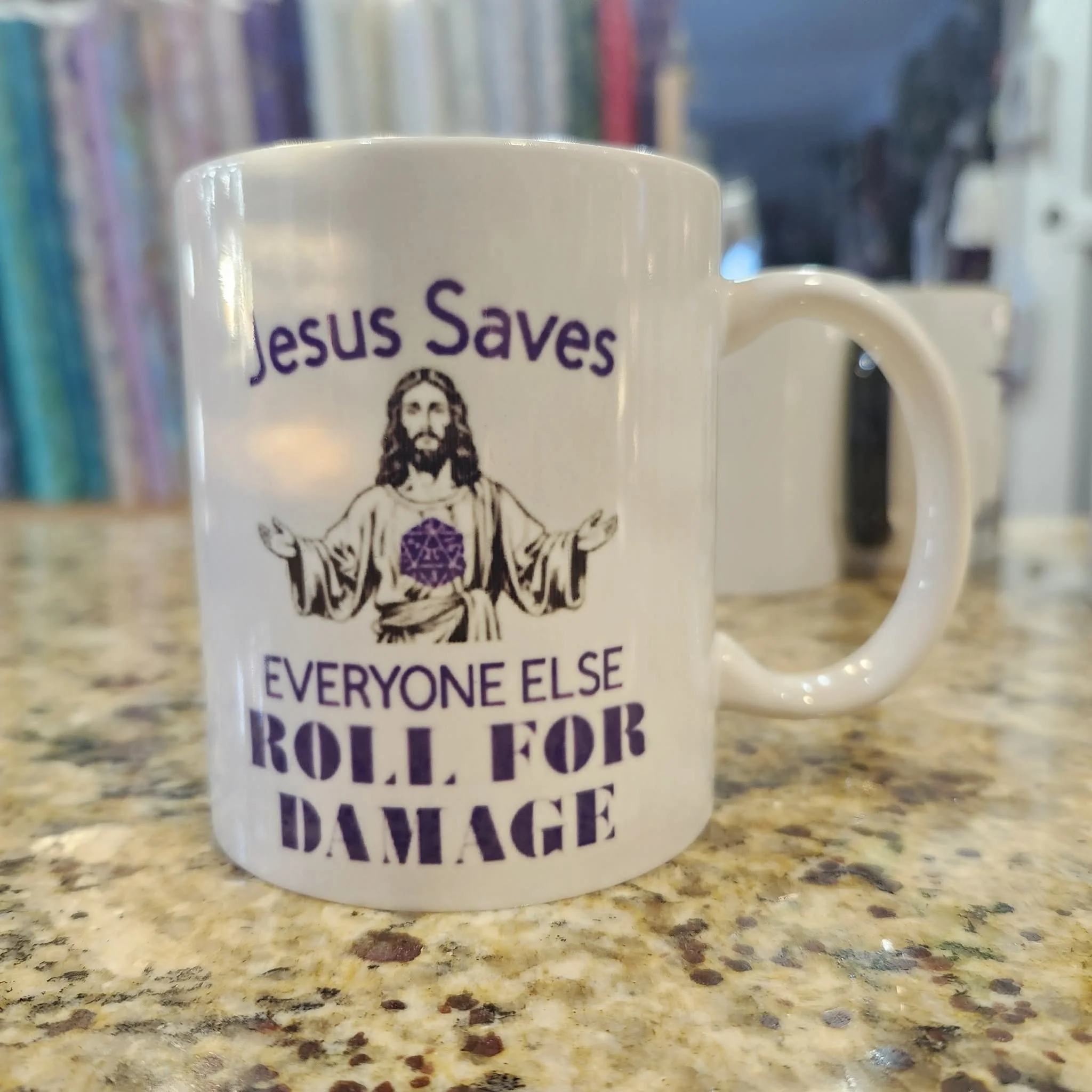 Jesus Saves, Everyone Else, Roll For Damage by Patty