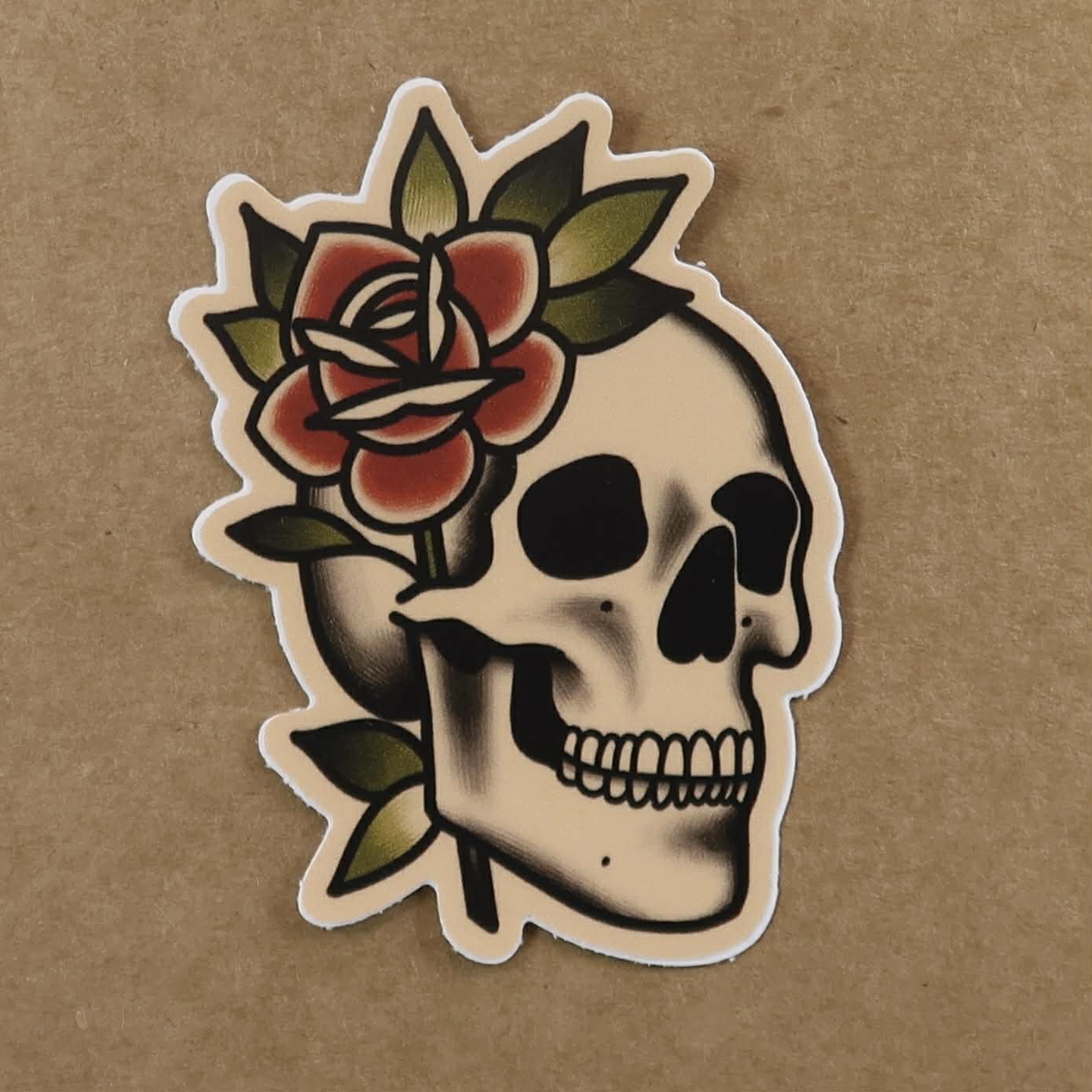 Skull Sticker by Tattooed Mannequin