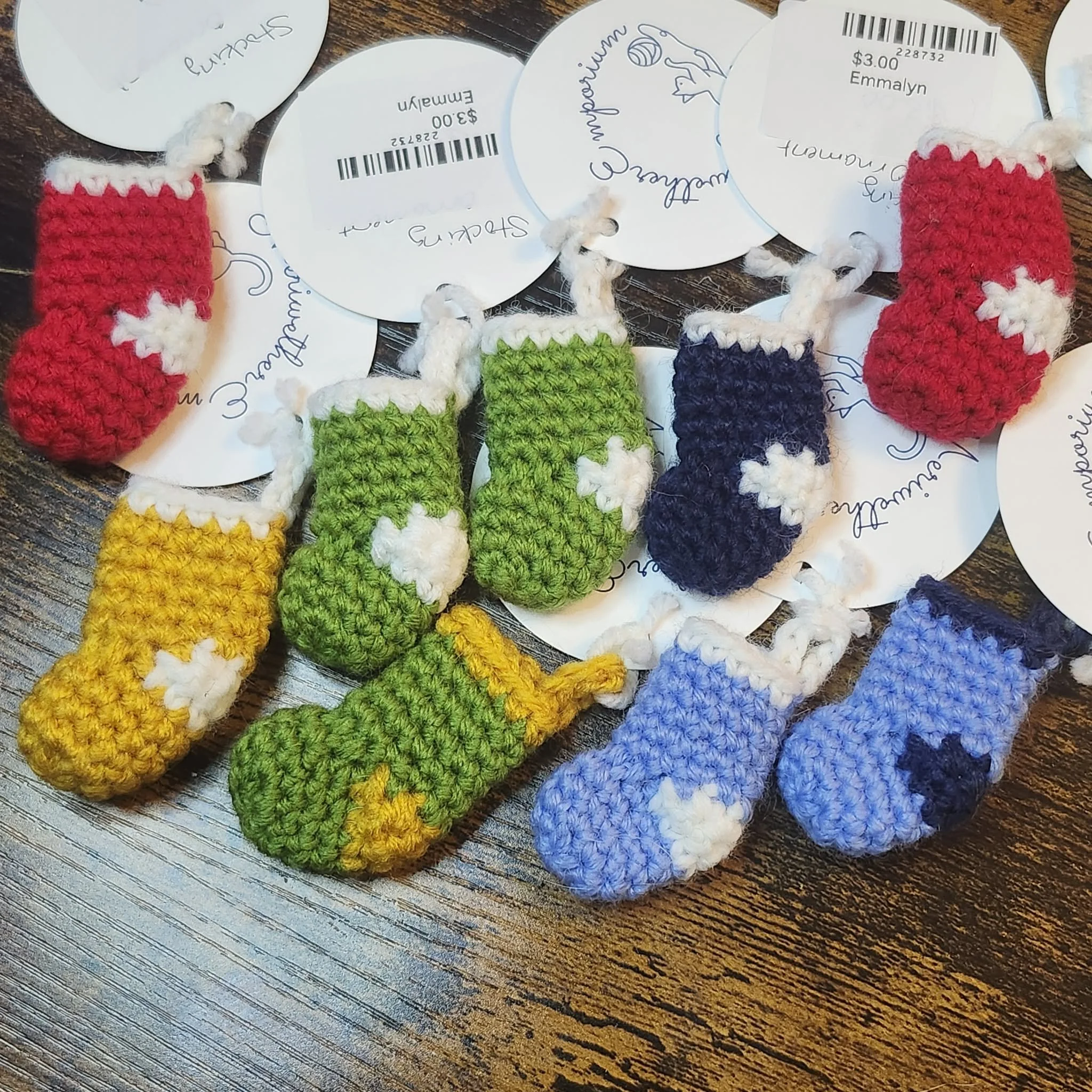 Stocking Ornaments by Meriweather Emporium