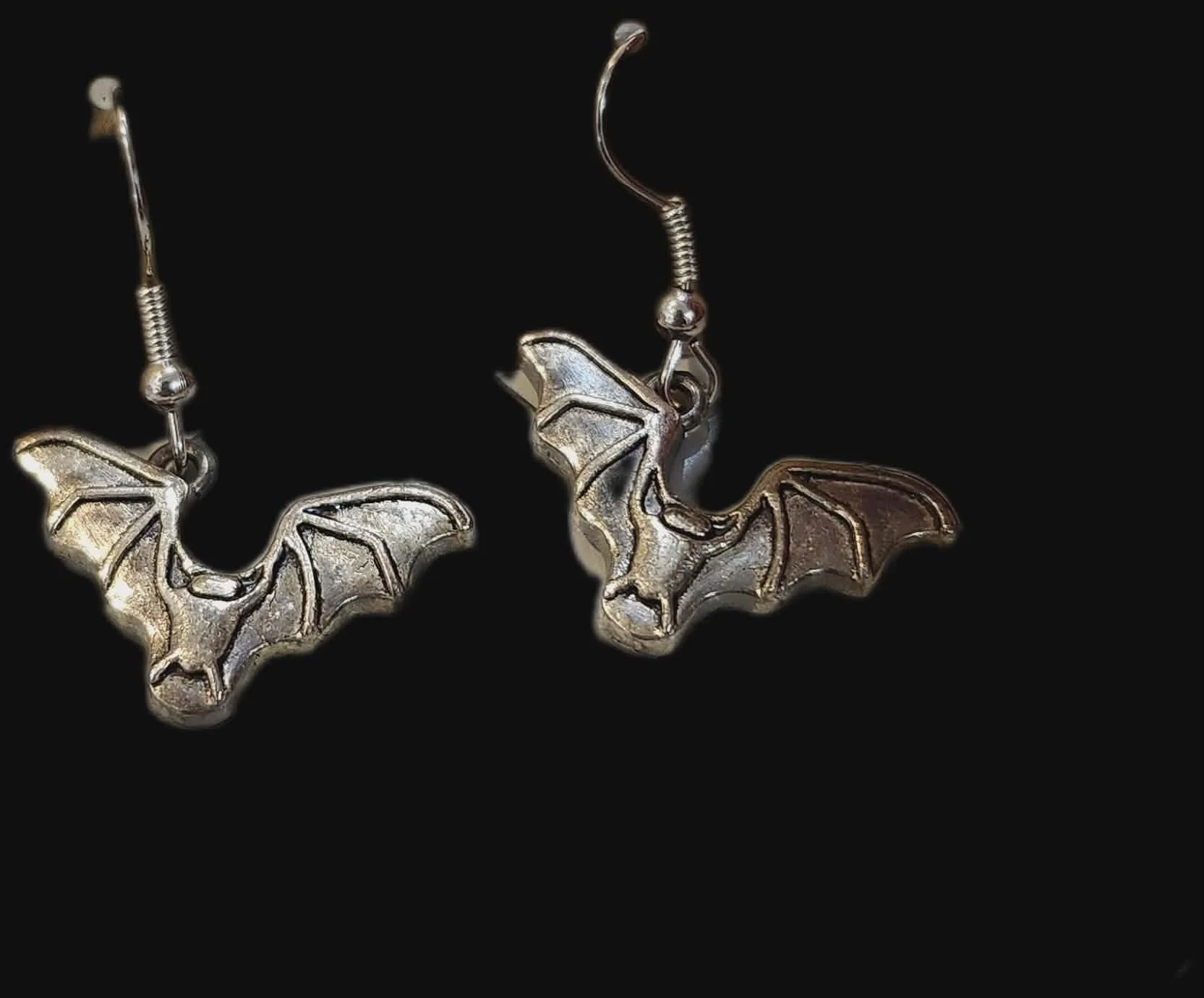 Bat Earrings by Sarah C