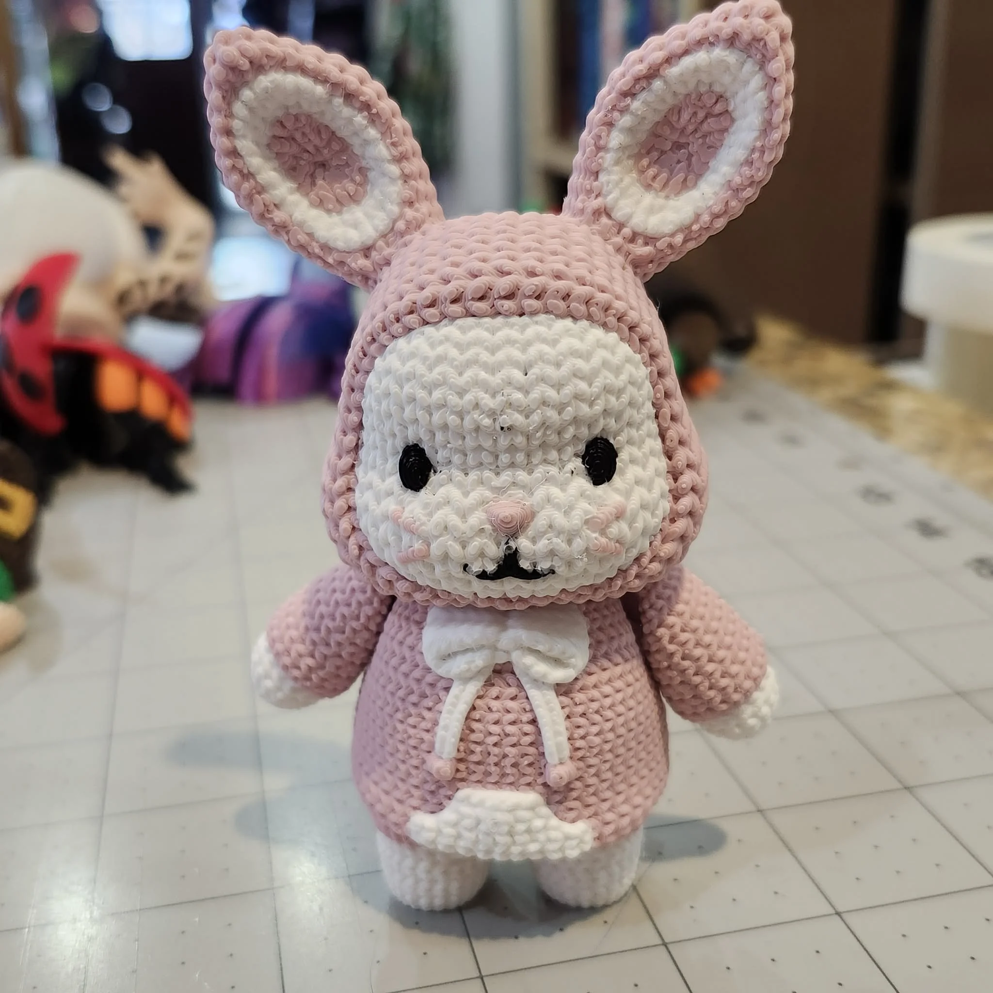 Pink Bunny by Holly Ripley