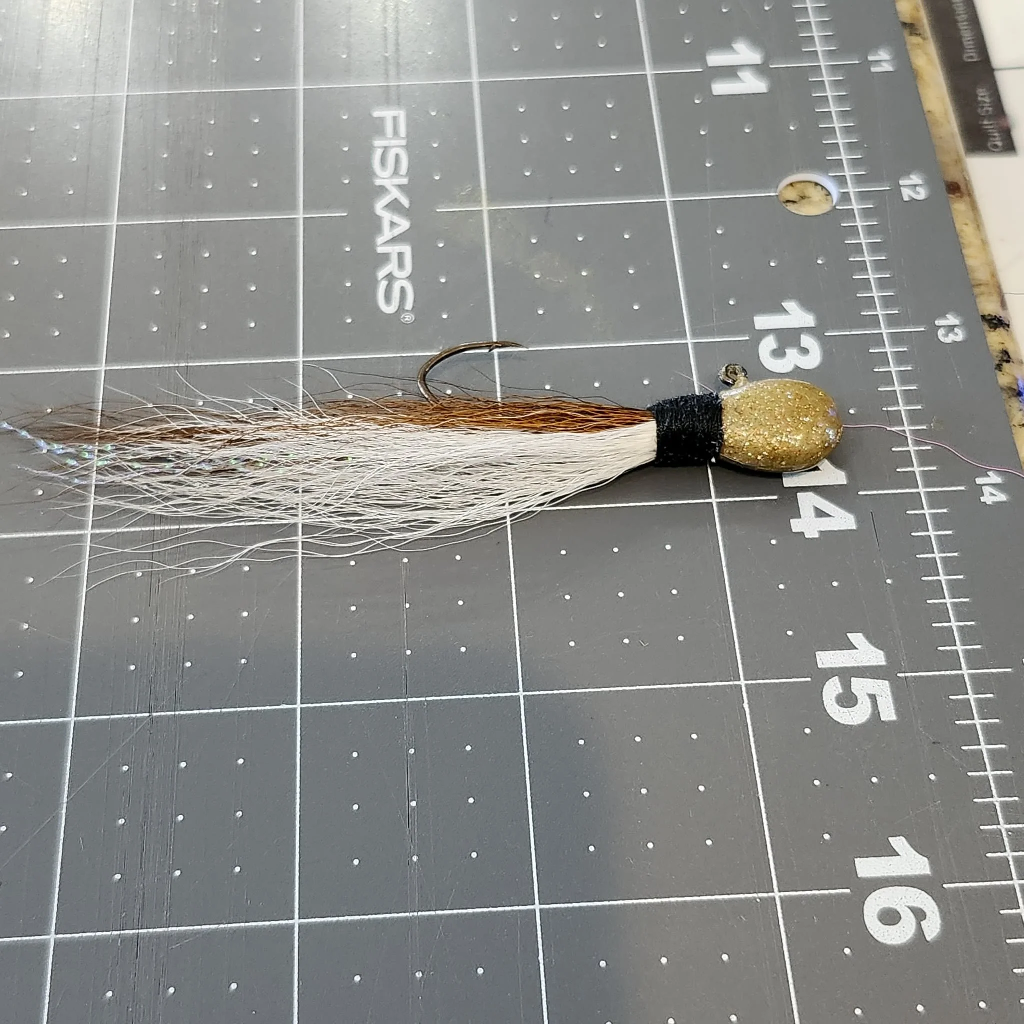 Fishing Jig, with Buck Hair, by Jeremy M