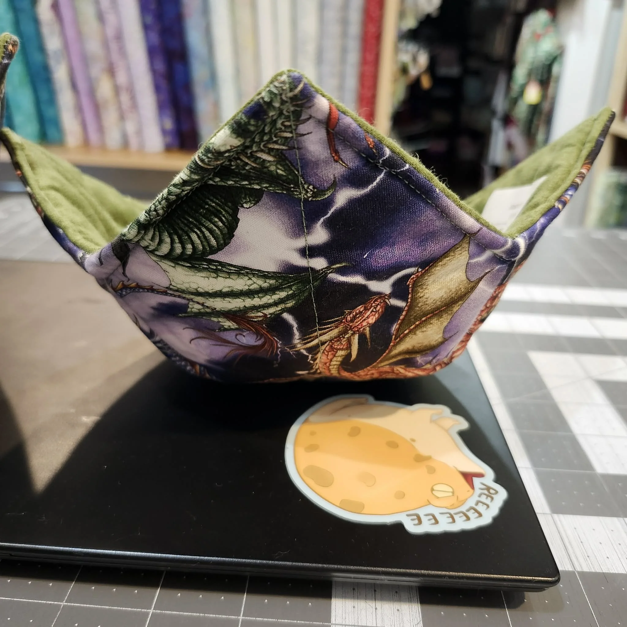 Dragon Bowl Cozies by Aundrea