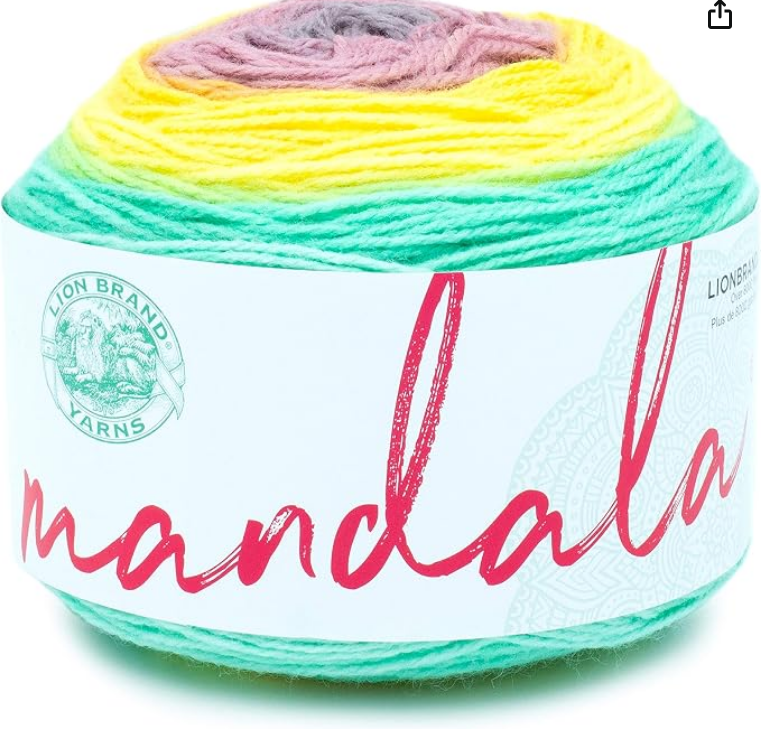 Lion Brand Yarn Company Mandala Yarn, Acrylic, Valkyrie, Taeolin's Artifacts