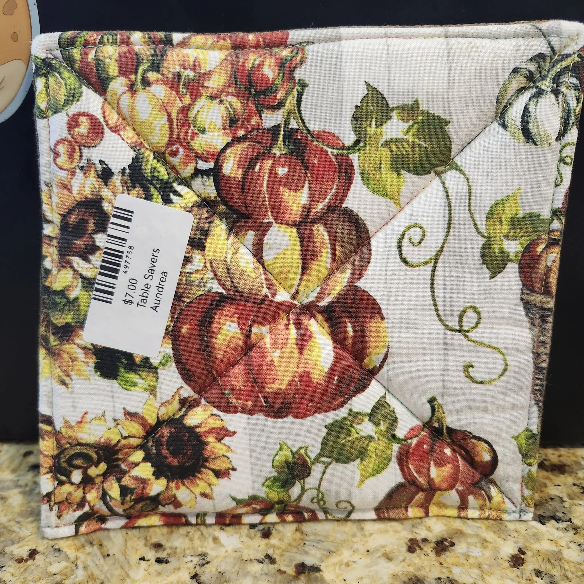 Fall Table Saver / Hot Pad, by Aundrea