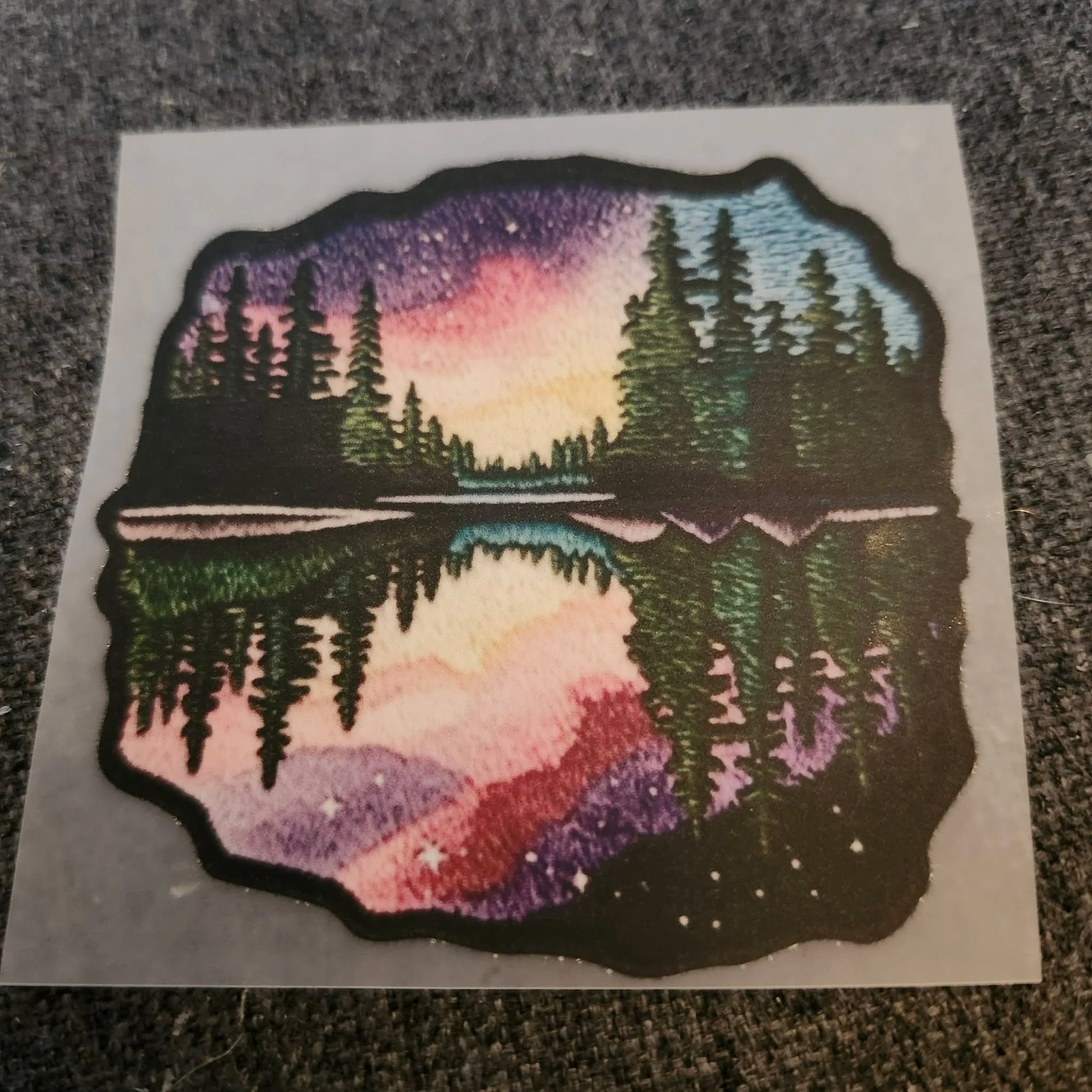 Heat Press Nature Decal