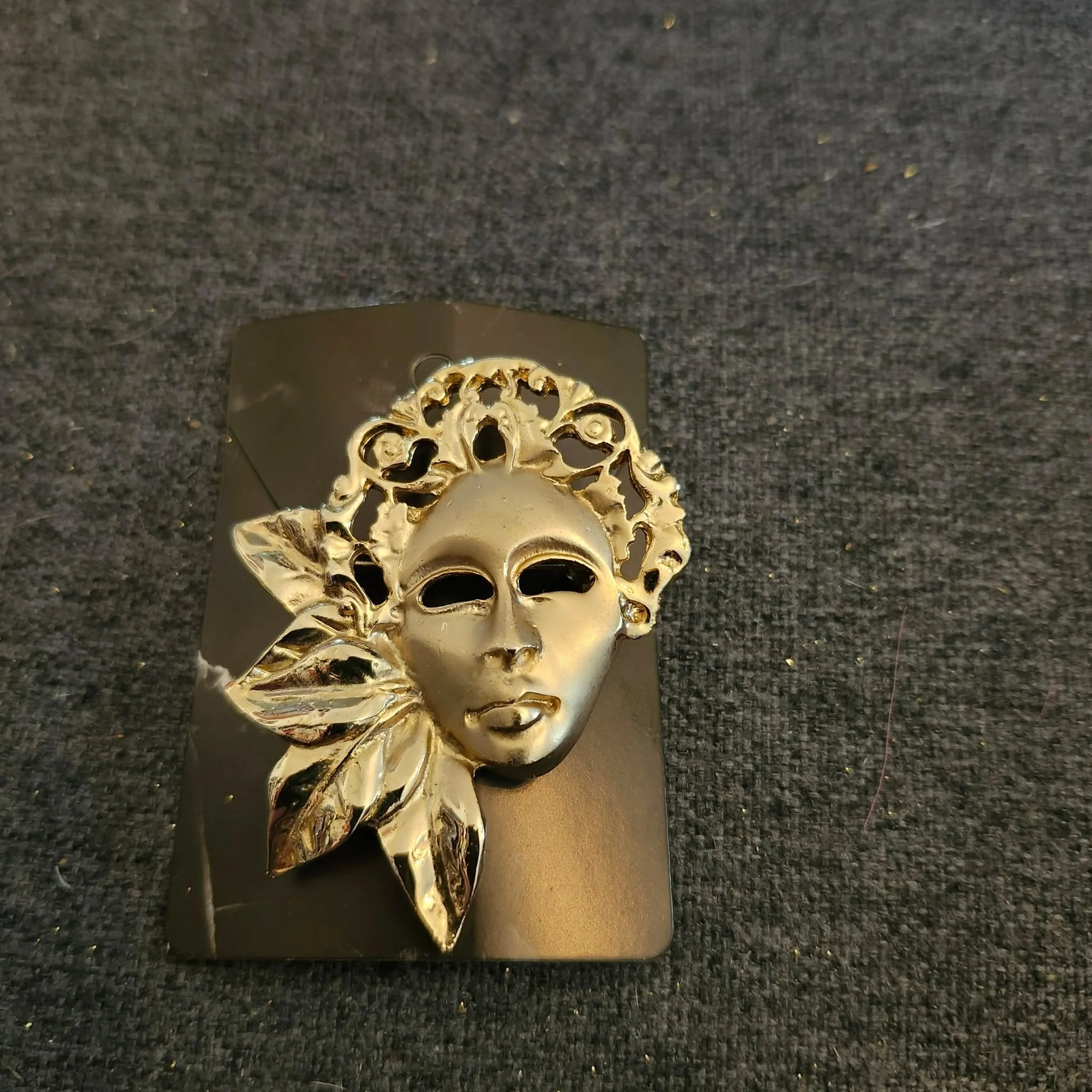 Vintage Butterfly Cloak Clip / Brooch