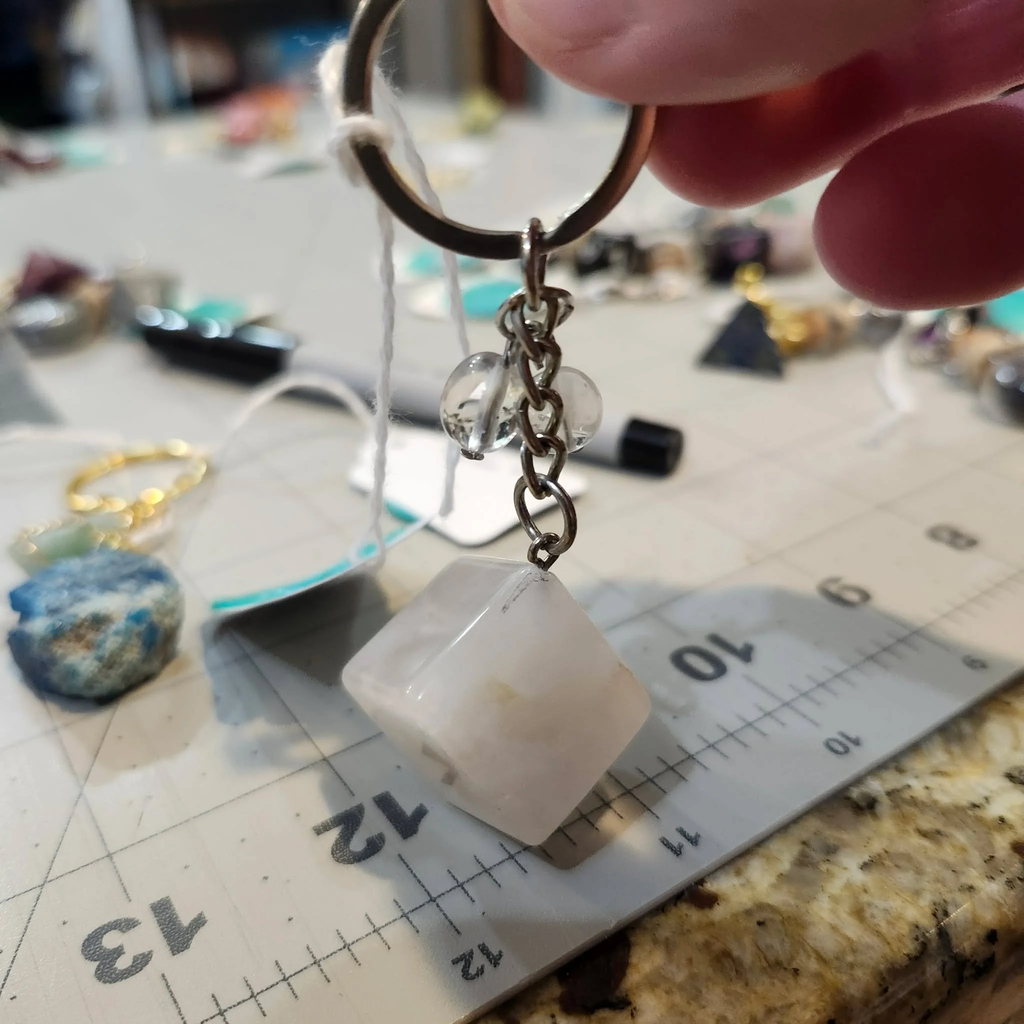 Crystal Key Chain by Fab's Trinkets