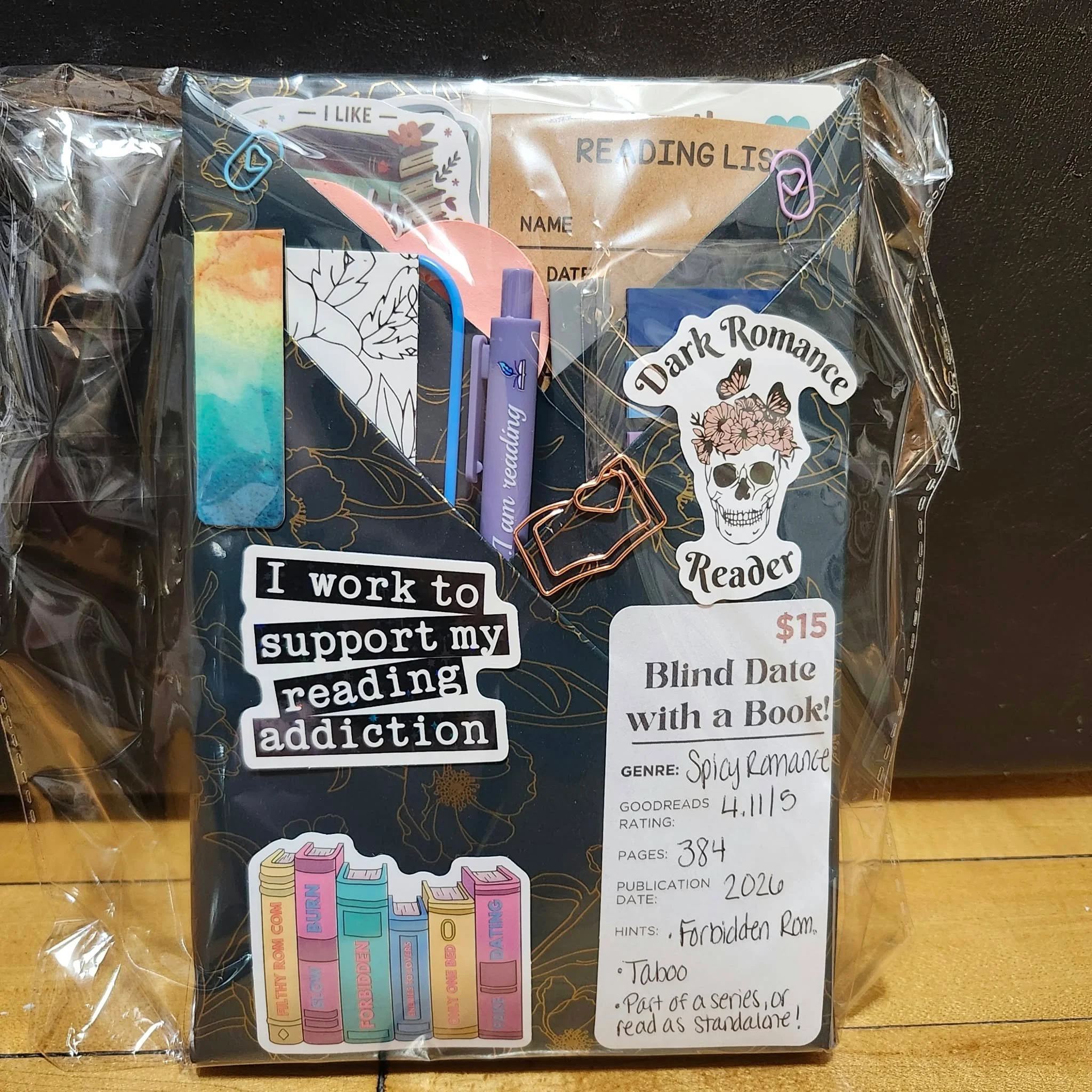 Blind Date With A Book, Spicy Romance. From Krystina