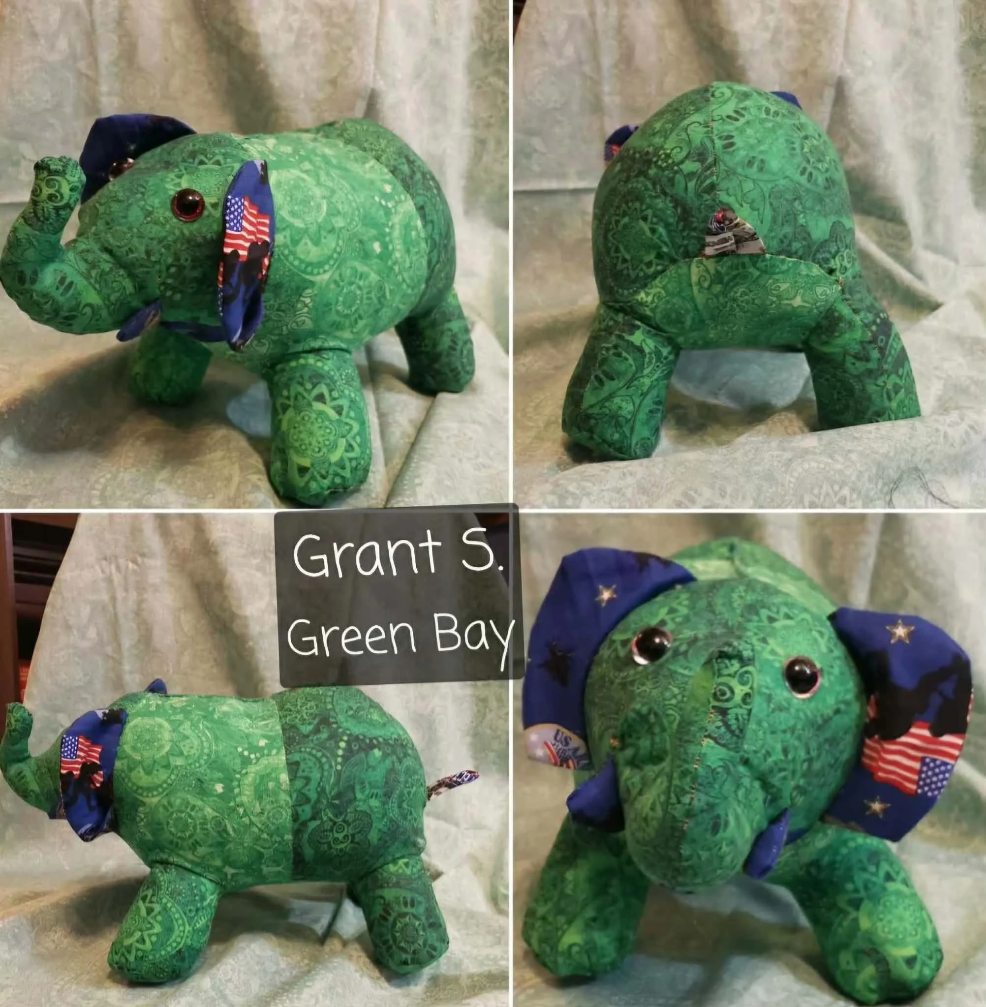Large Elephant Keepsake / Memory Item by Eowyn