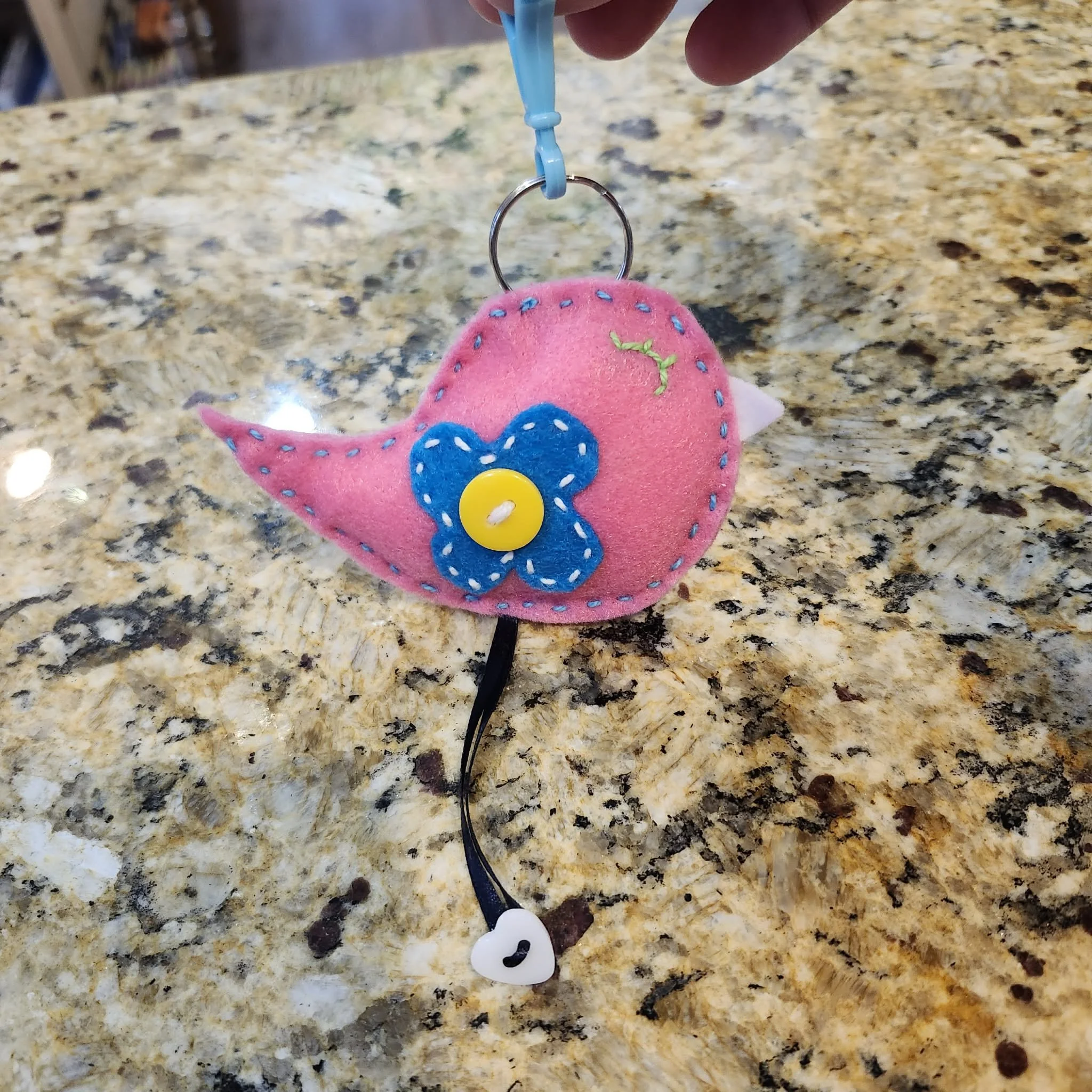 Tweet Keychain by Michelle LeBrun