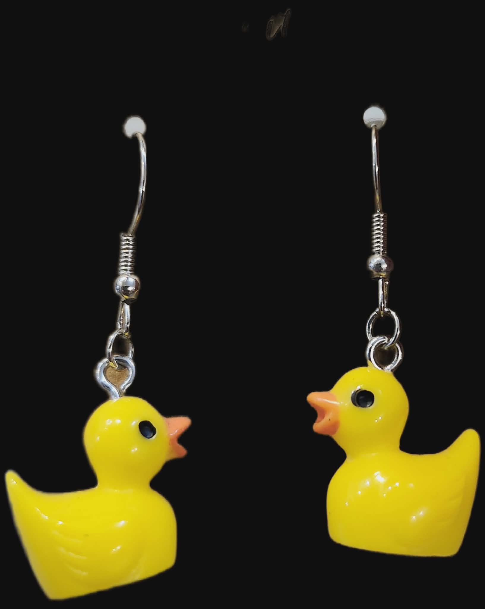 Duck Earrings, by Sarah