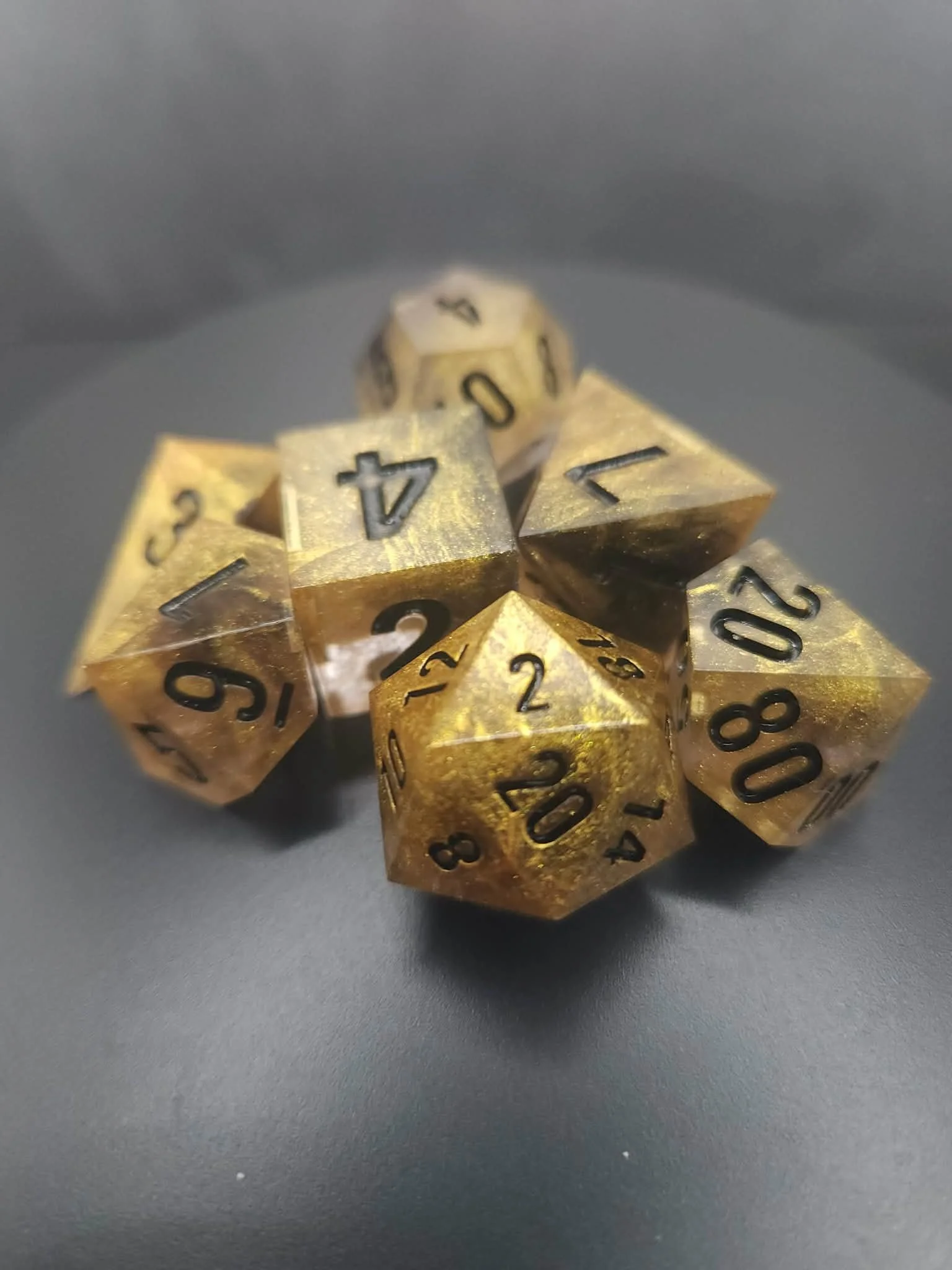 7PC Dice Set by Taeolin's Artifacts