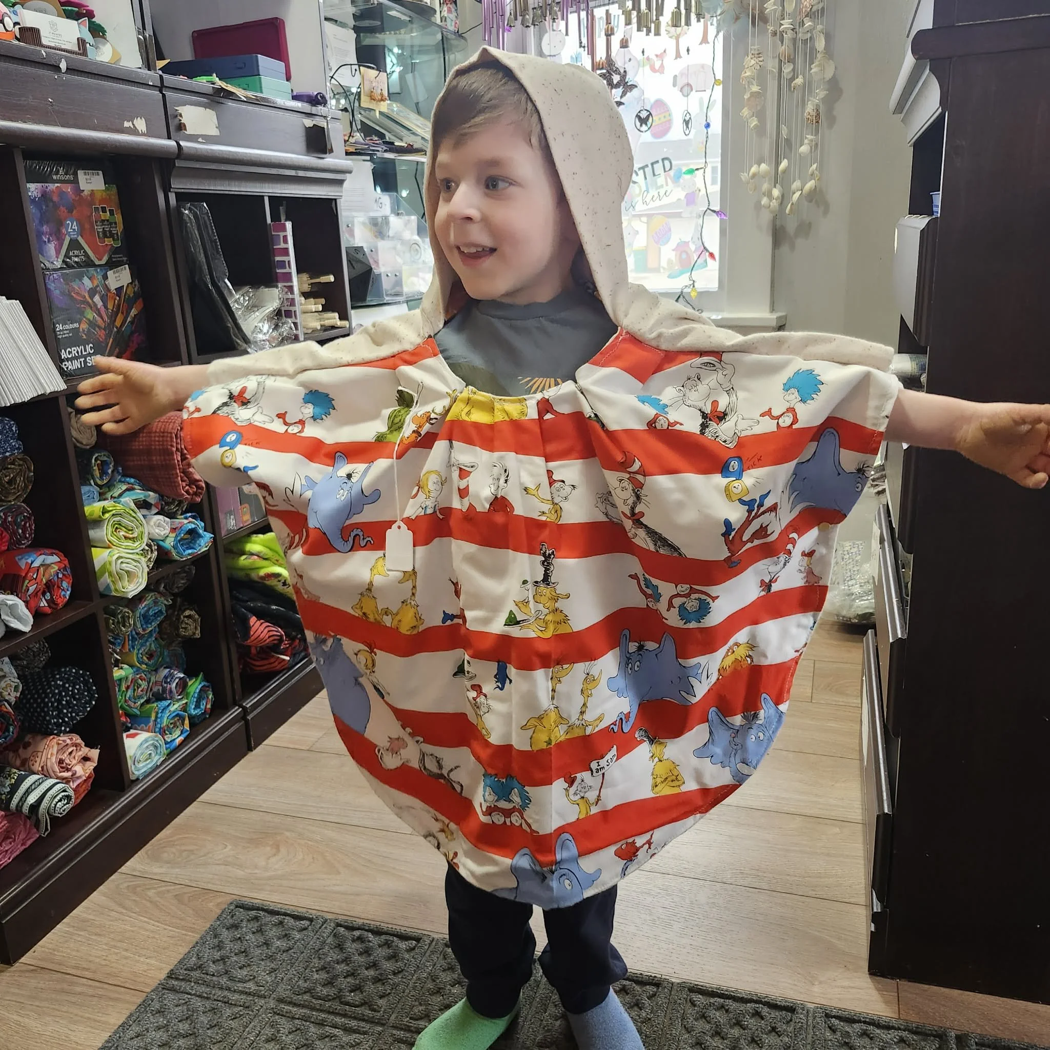 Suess Themed Poncho by Eowyn