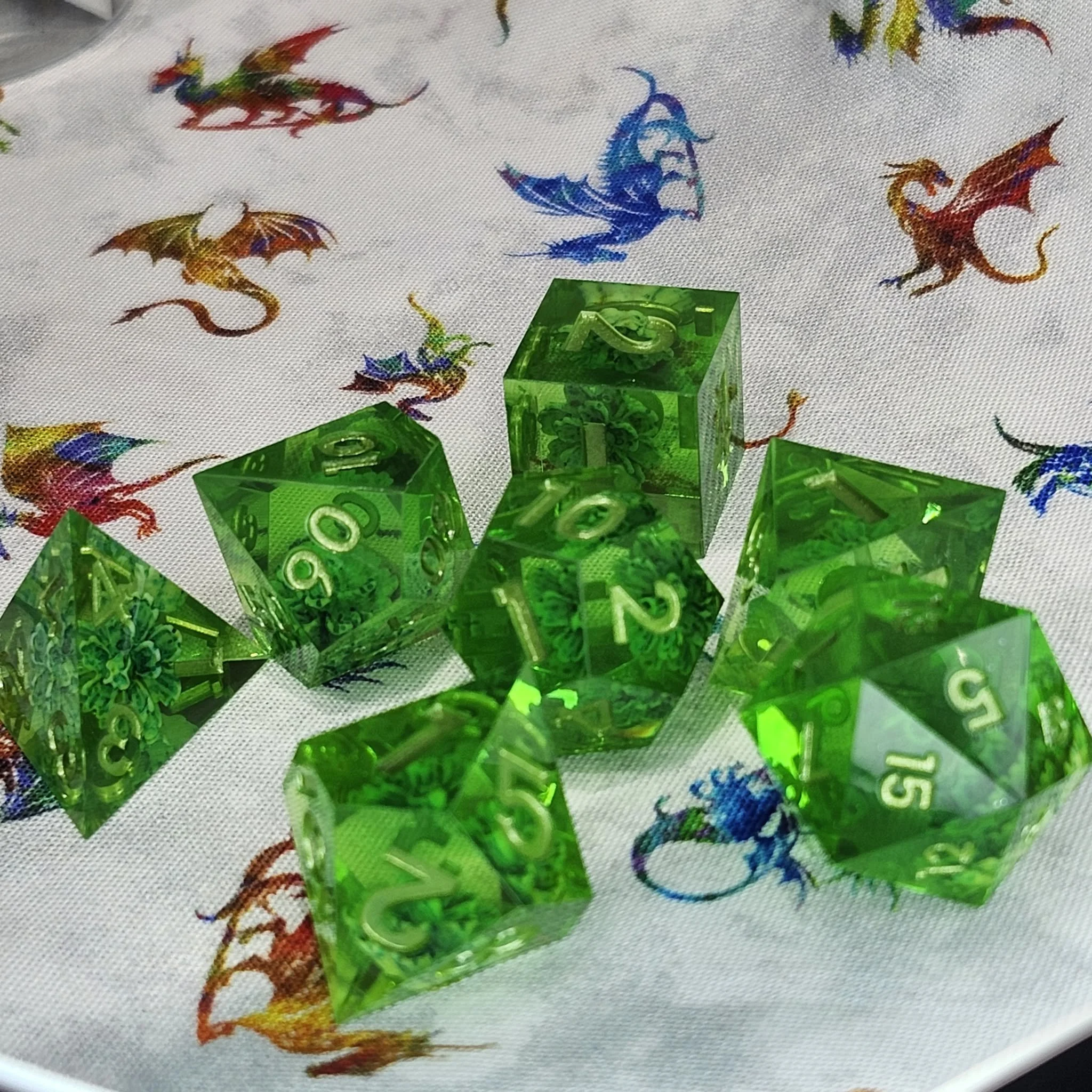 Rose Dice by Katie Frielund