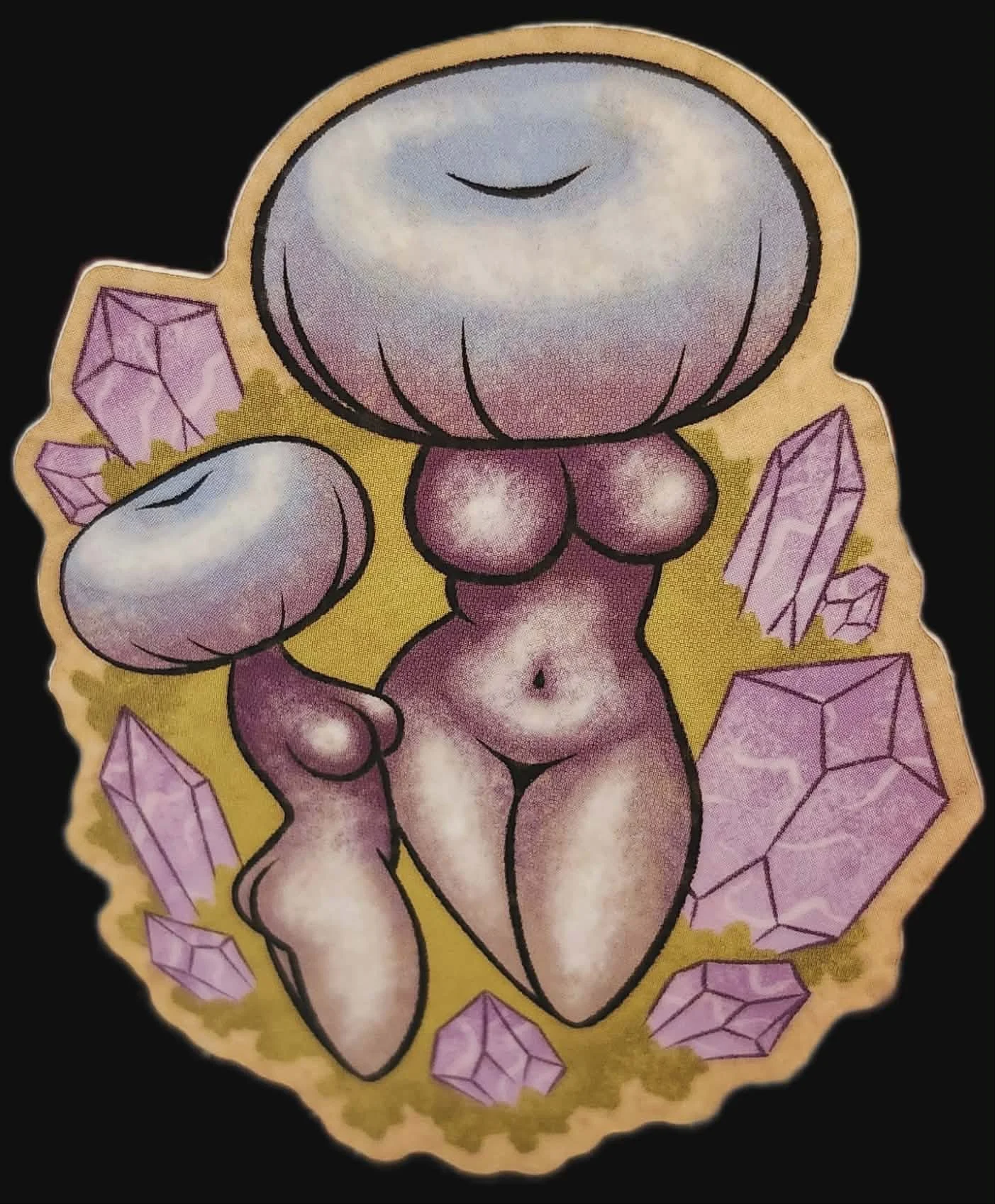 Purple Mushroom by Tattooed Mannequin