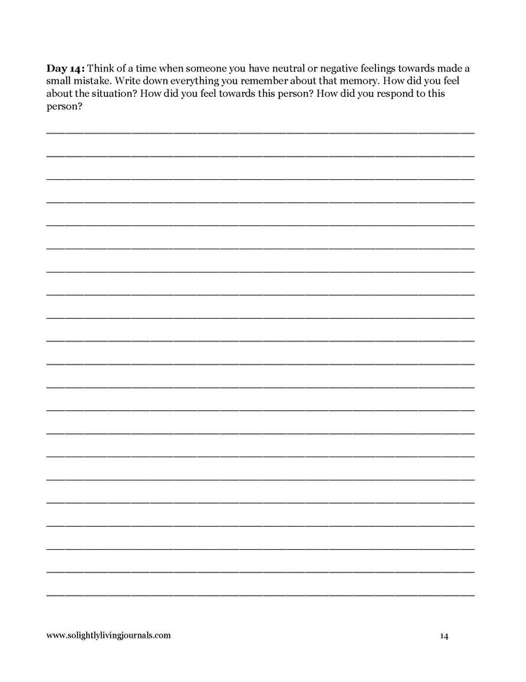 Free Printable Self Care Worksheets
