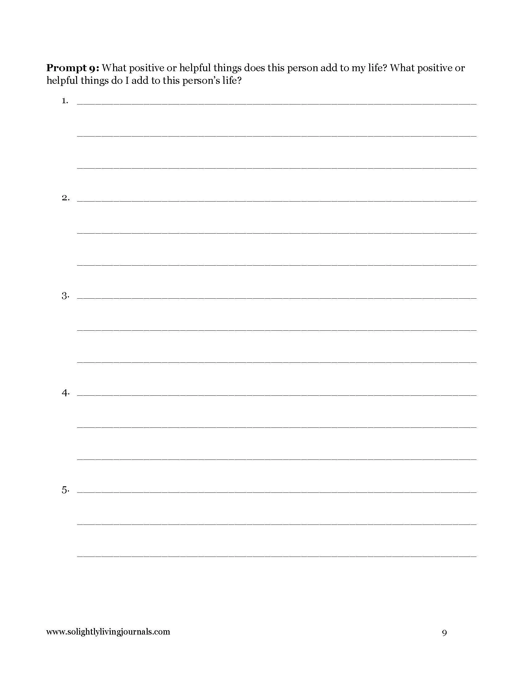 Free Printable Shadow Work Journal