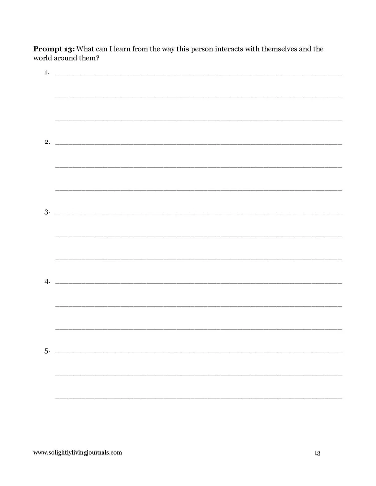 Free Printable Guided Journal Pages For Anxiety