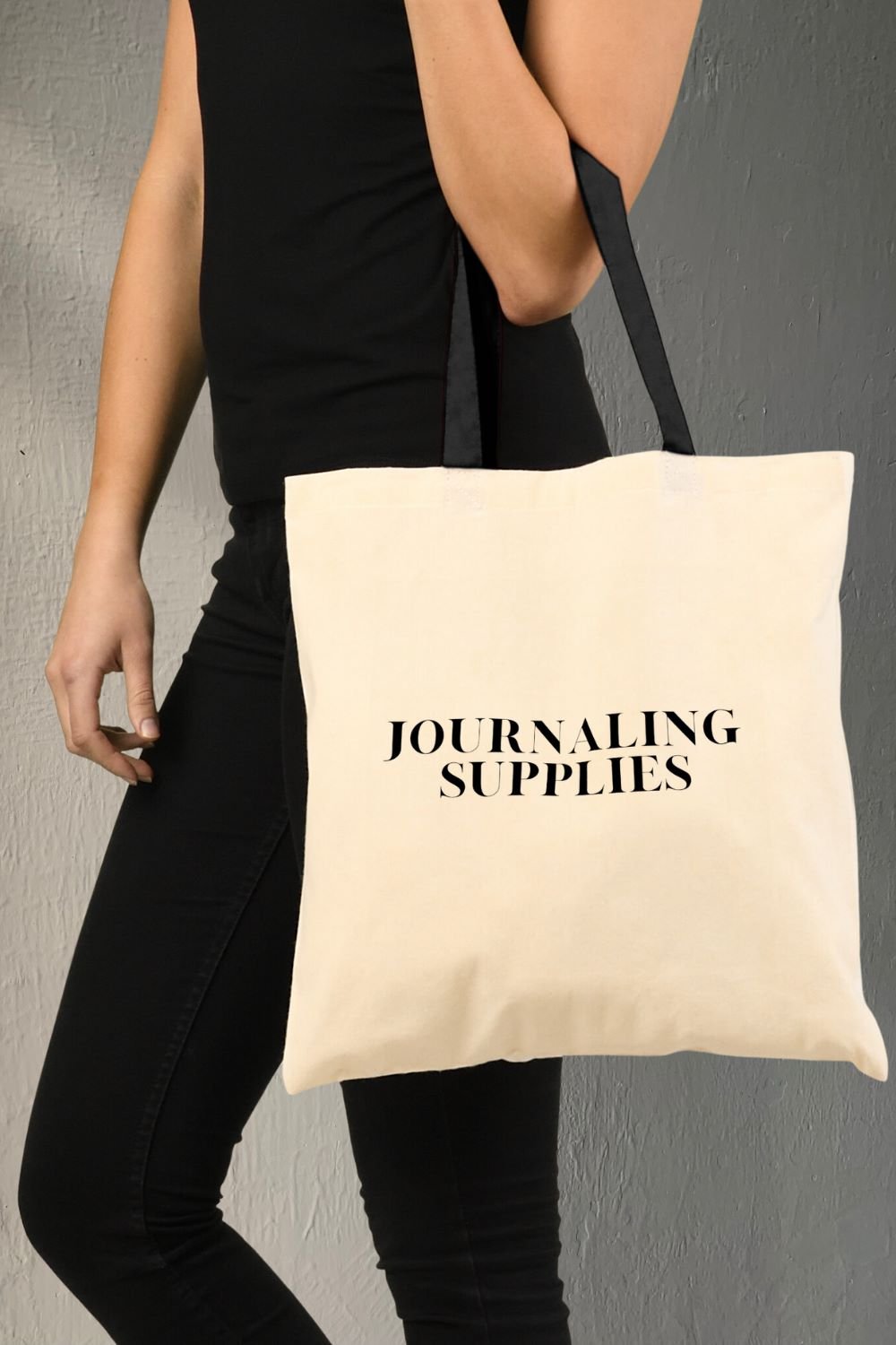 Journaling Supplies Tote Bag