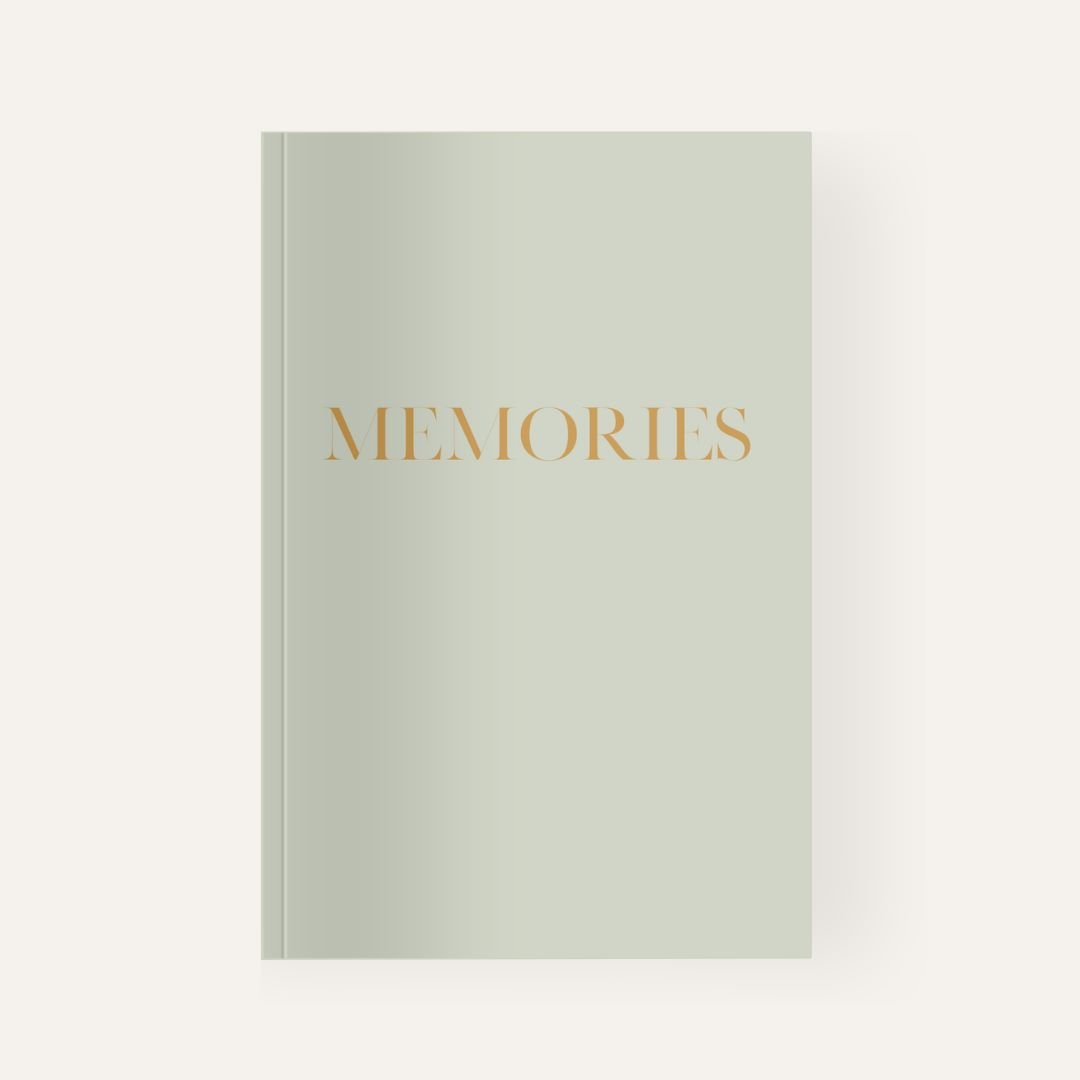 Front (Softcover Sage Green Memory Journal)