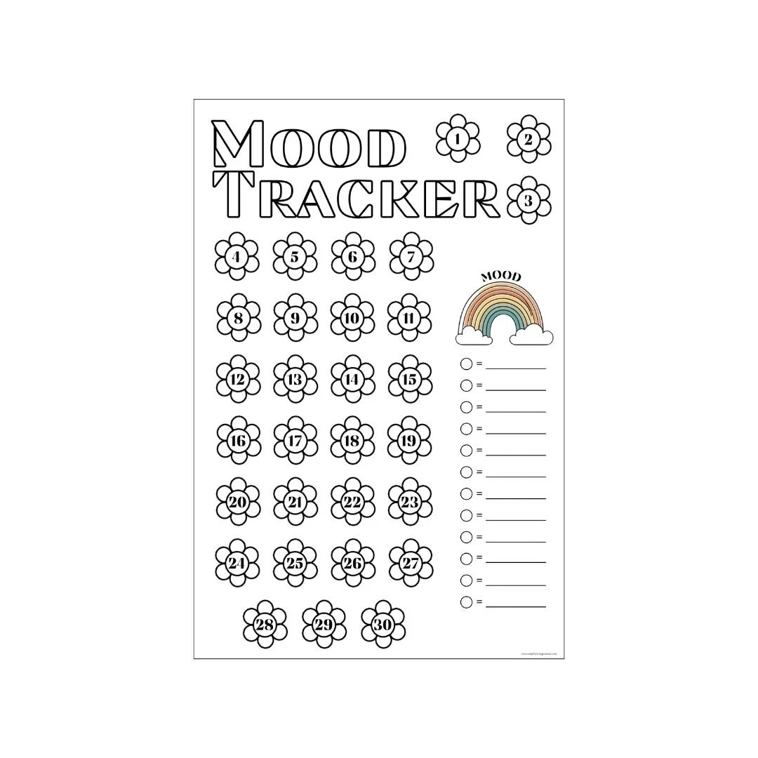 Free Printable Bullet Journal Template - Monthly Spread For November
