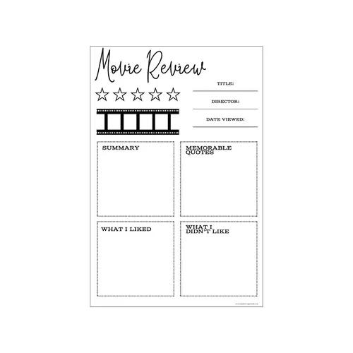 Free Bullet Journal Goals Page Printable | Bullet Journal Template