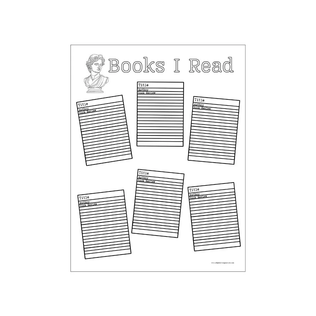 Free Printable Book Review Template