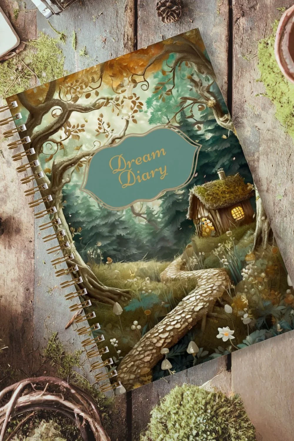 Free Journal Printables Guided - Fairy Woodland Dream Diary (1000 X 1500 Px) 