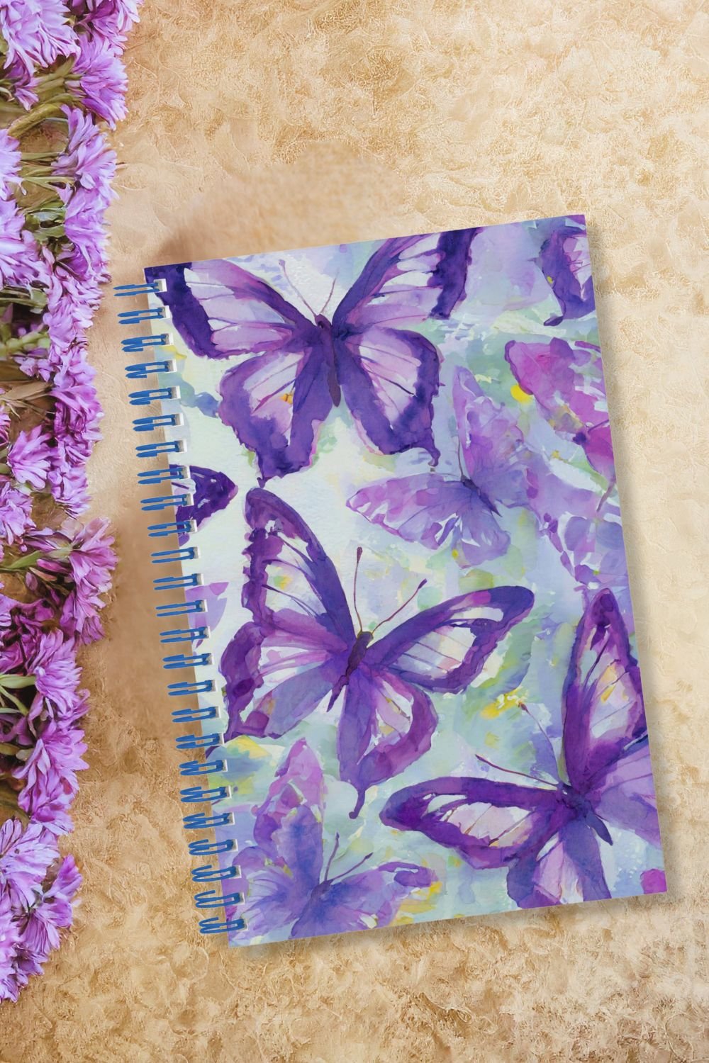 Purple Butterflies Journal