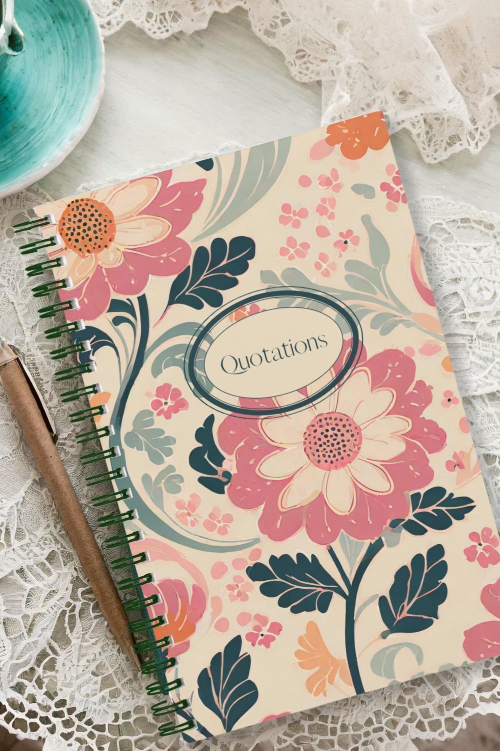 Pink 60s Vibes Quote Journal