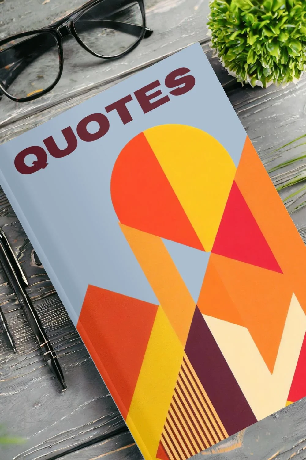Midcentury Modern Quote Journal