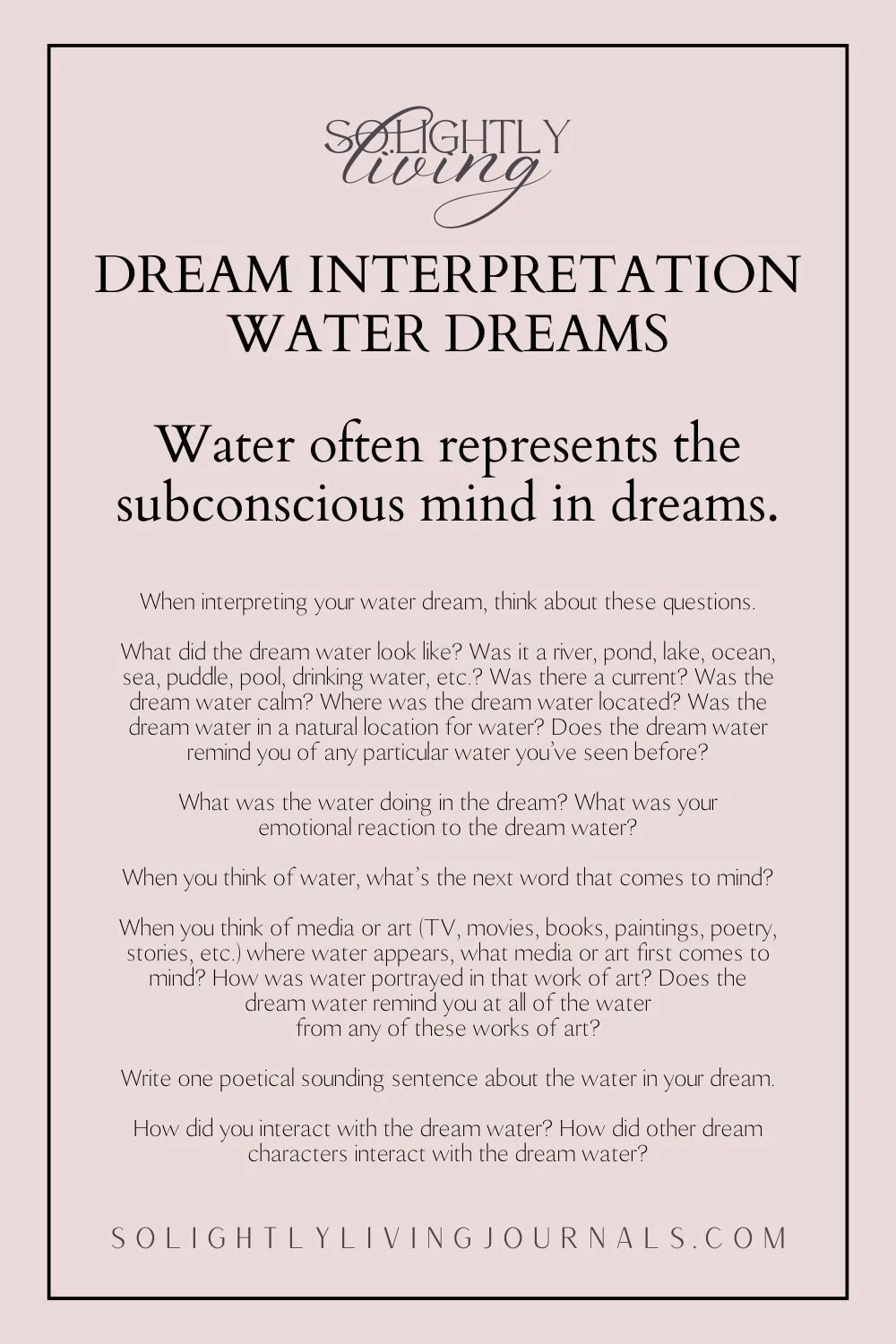 What Does A Water Dream Mean? Water Dream Interpretations & Tips for