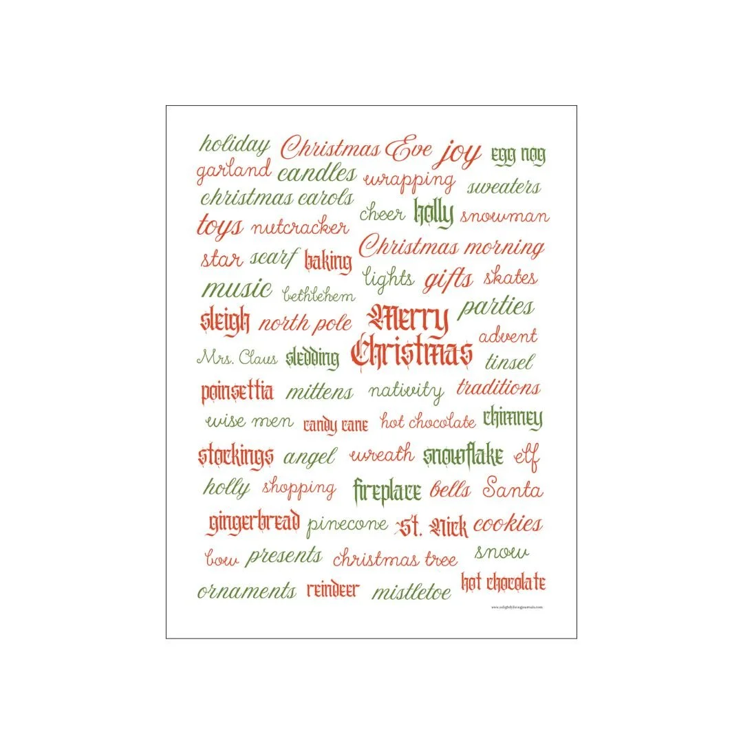 "I Am Thankful For" Free Printable