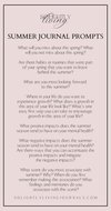 Relaxing Summer Journal Prompts