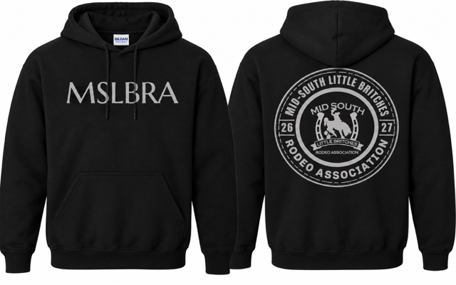 Black with Light Grey Print Gildan HOODIE